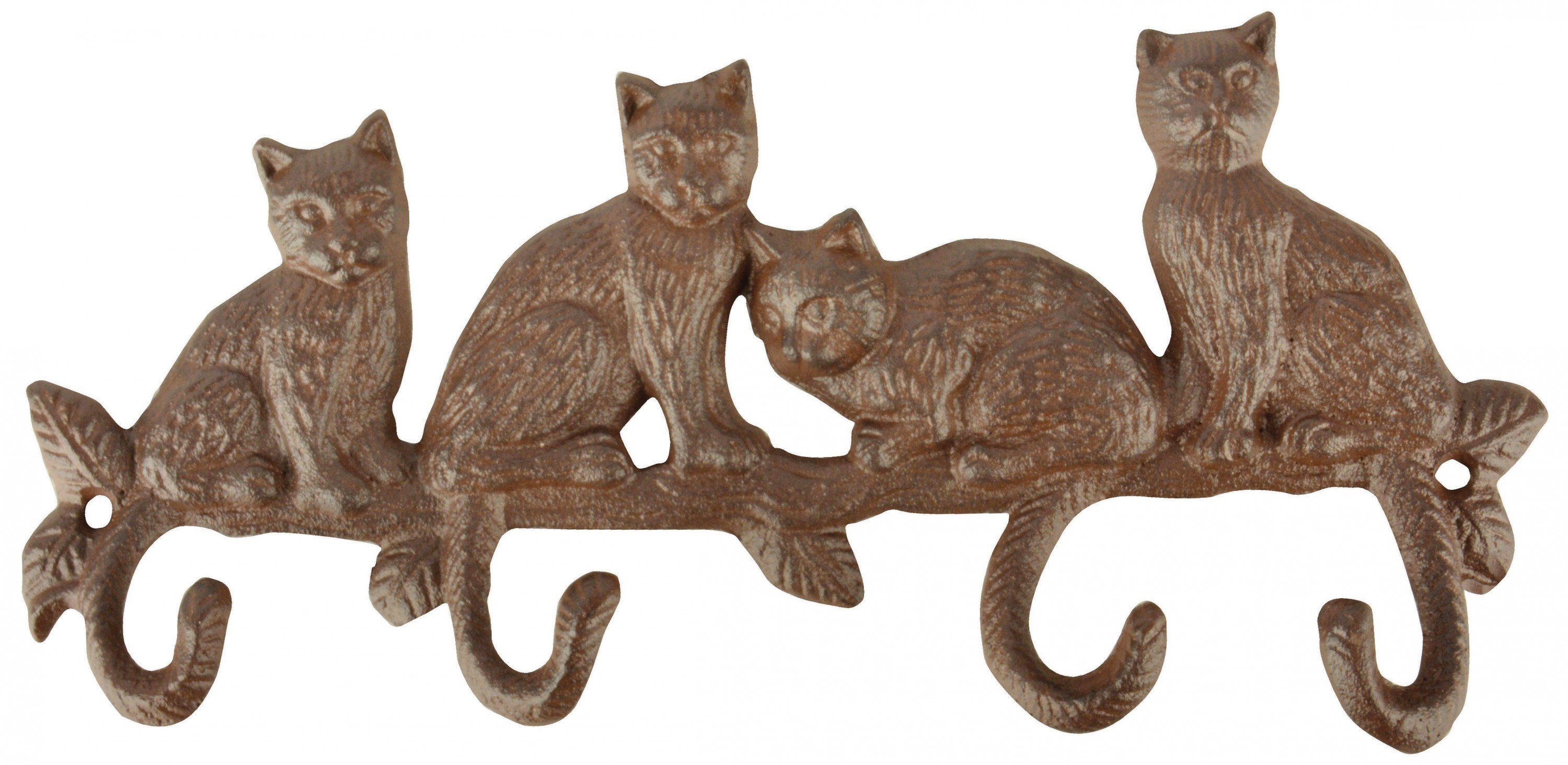 Dekowunder Garderobenhalter Katzen Wandhaken Haken Garderobe günstig online kaufen