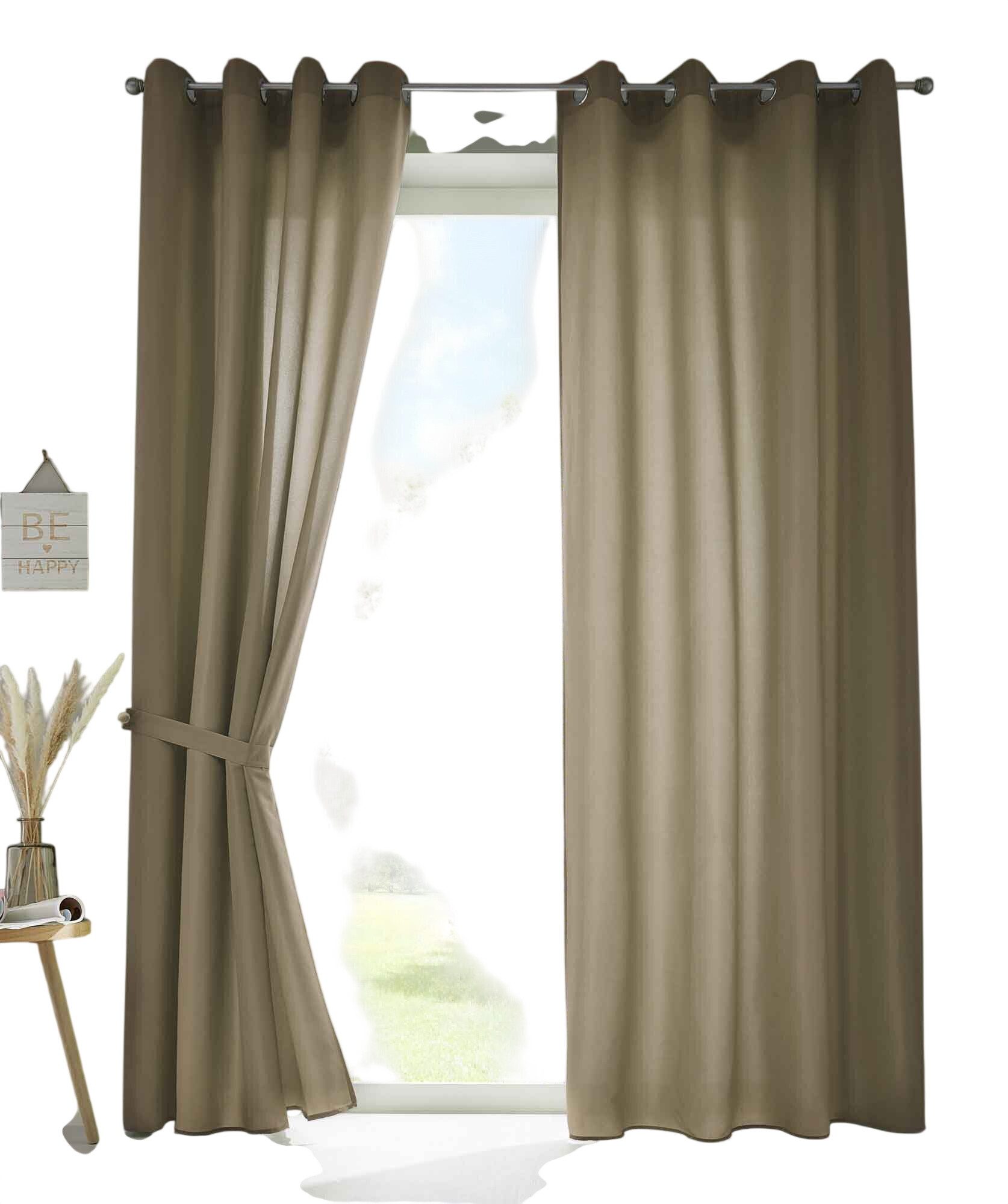 Gardinenbox Vorhang (2 St), Ösen, blickdicht, Microsatin, »Berlin« Blickdicht Microsatin Lichtdurchlässig 20405N2. Reduzierter Preis € 21,99. Unverbindliche Preisempfehlung € 32,99
