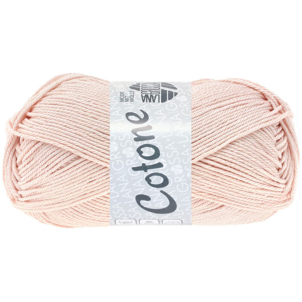 LANA GROSSA COTONE Häkelwolle, 125 m (vielseitiges Baumwoll-Basicgarn), 50 g