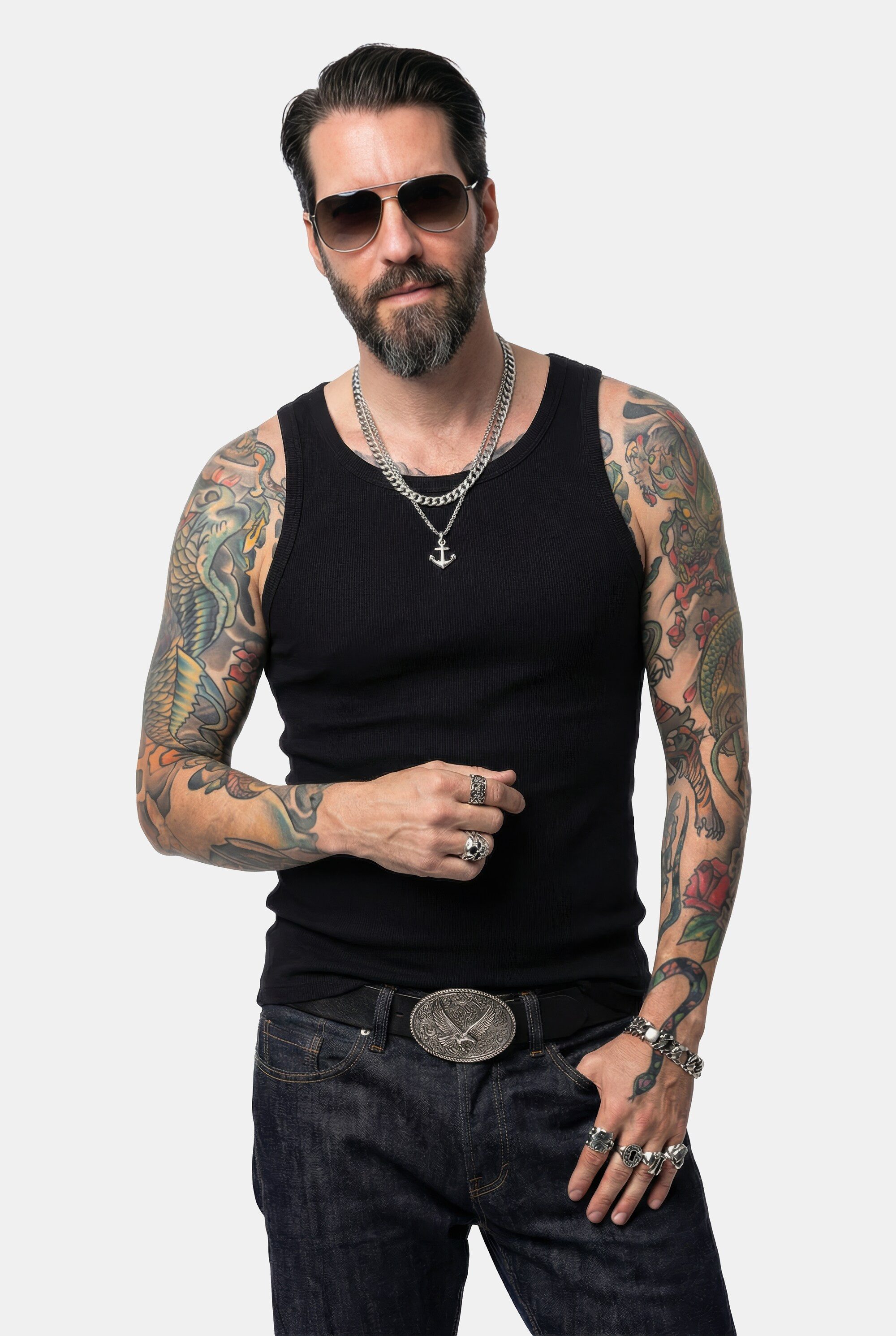 Unterhemd Tank Top Unterhemd Rippe ärmellos