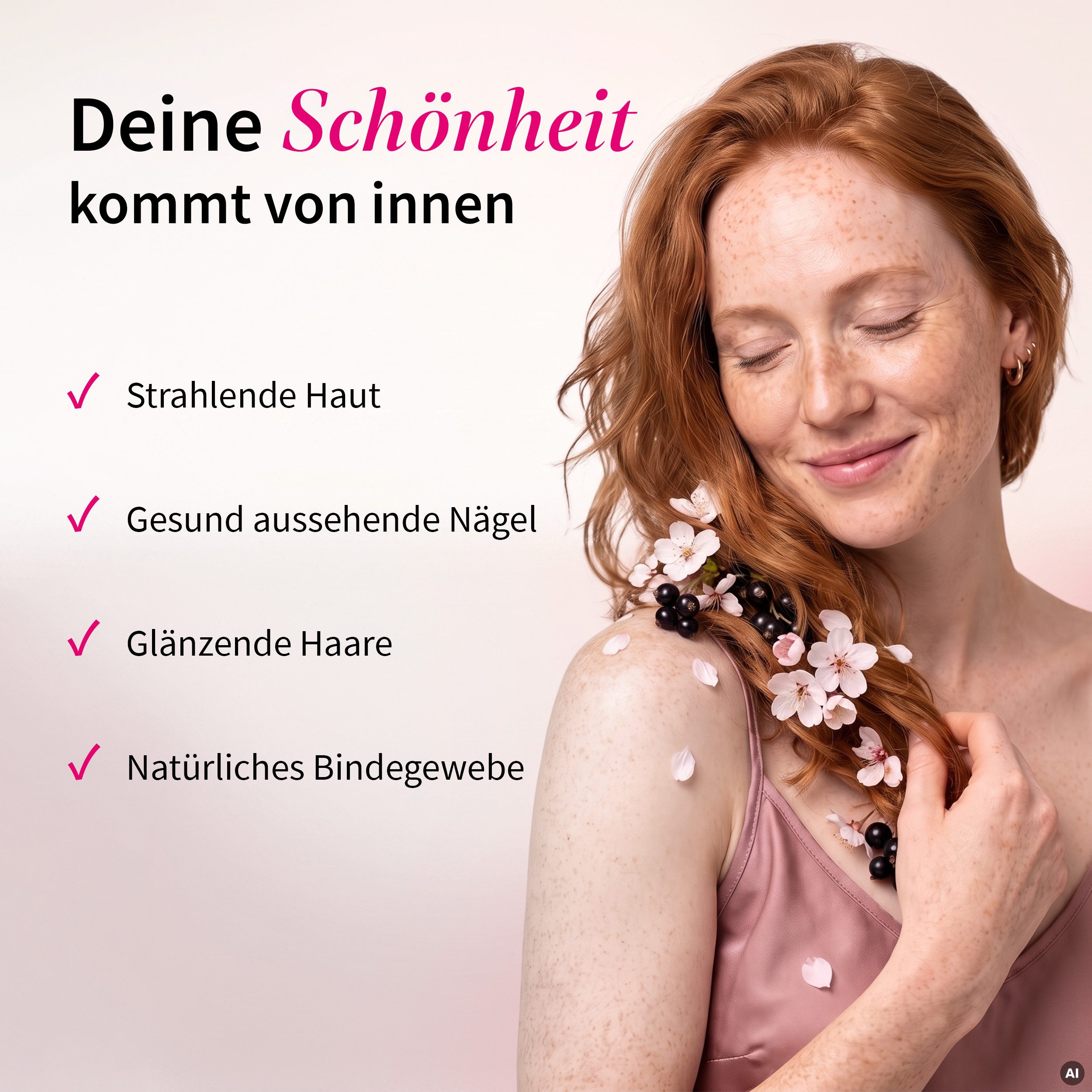 COLLAGEN PURE COLLAGEN PURE Beauty – 10 g Kollagen Trinkampullen, Mit Vitamin C, Biotin und Kupfer für Deinen natürlichen Glow-Effekt à 7 St., 175 ml