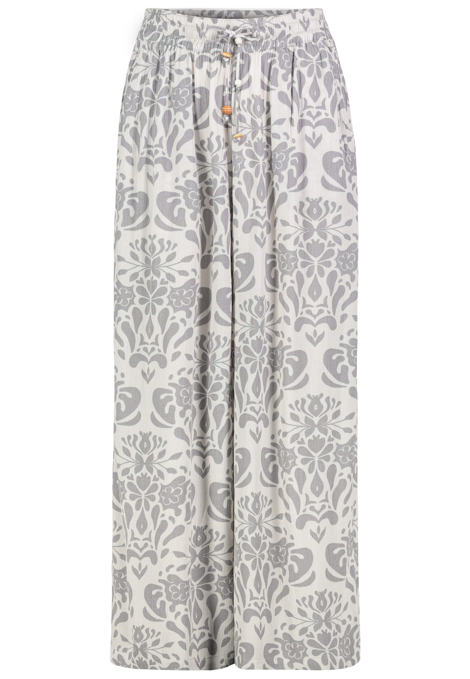 Eight2Nine Stoffhose Leichtgängiger Kordelzug, lässiger Schnitt, Allover-Pr günstig online kaufen