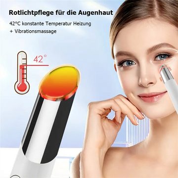 Bifurcation Elektrische Gesichtsreinigungsbürste Tragbares elektrisches Augenmassagegerät,dreifarbiger LED-Wärmesensor, 1-tlg.