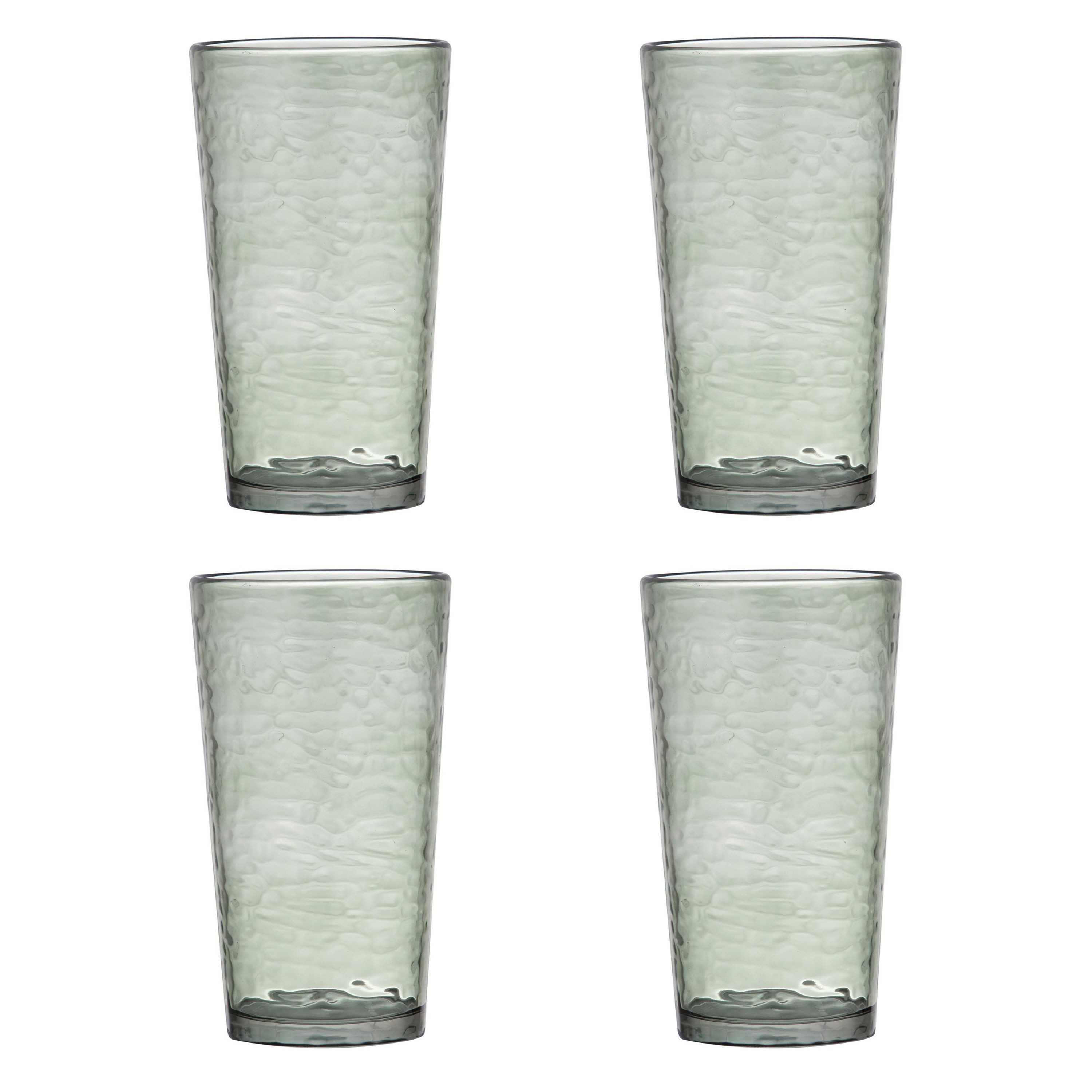Ladelle Longdrinkglas, Acryl, Wirkt wie Glas, Outdoor, Strapazierfähig, Modern, Acryl, 590ml