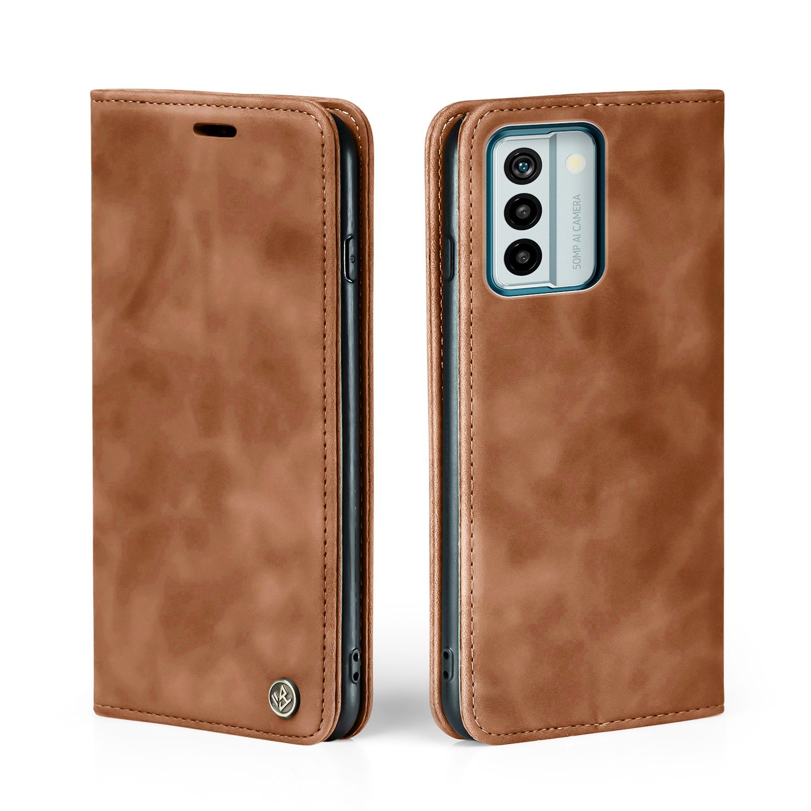 Tec-Expert Handyhülle Tasche Hülle für Nokia G22 6.5 Zoll, 6.5, Cover Klapphülle Case mit Kartenfach Fliphülle aufstellbar