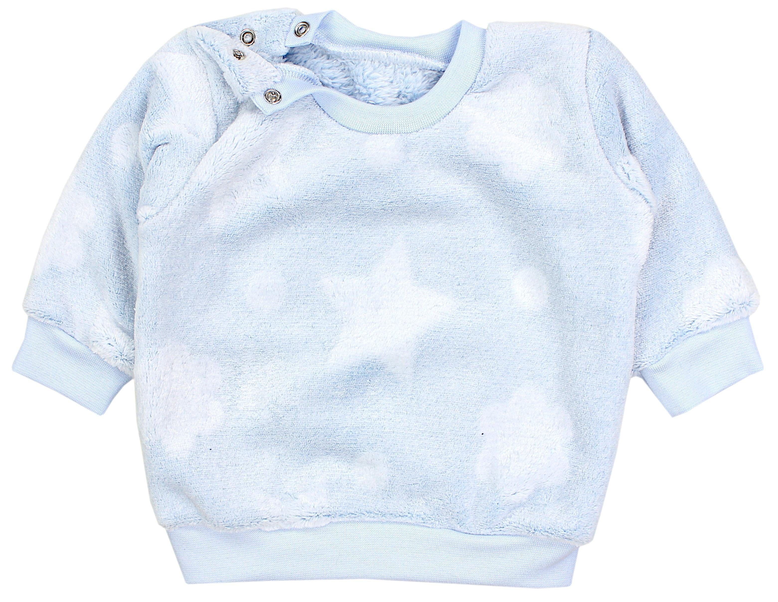 Sterne Fleece Winter Pullover Blau TupTam Warm Jungen Kleinkind Langarmshirt Baby Fleecepullover Unisex Mädchen TupTam