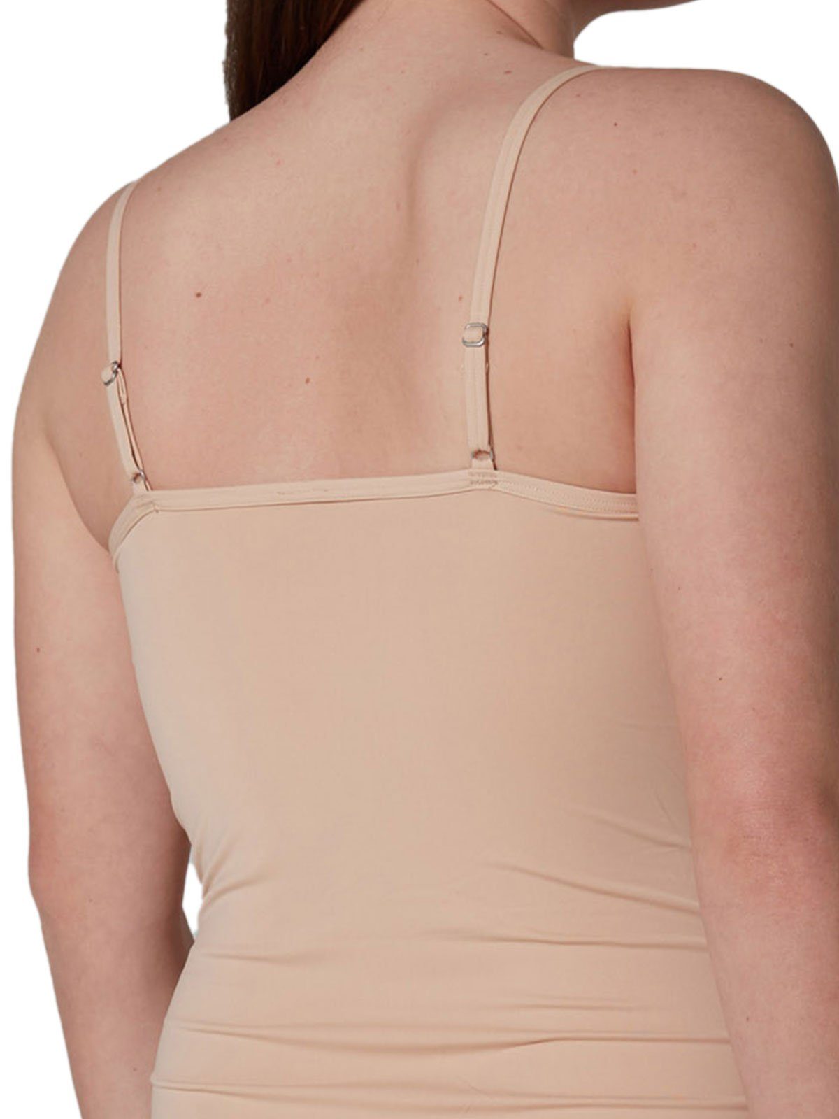 Skiny Achseltop Damen Spaghettishirt 2er Pack Micro Advantage (Packung, 2-St) -