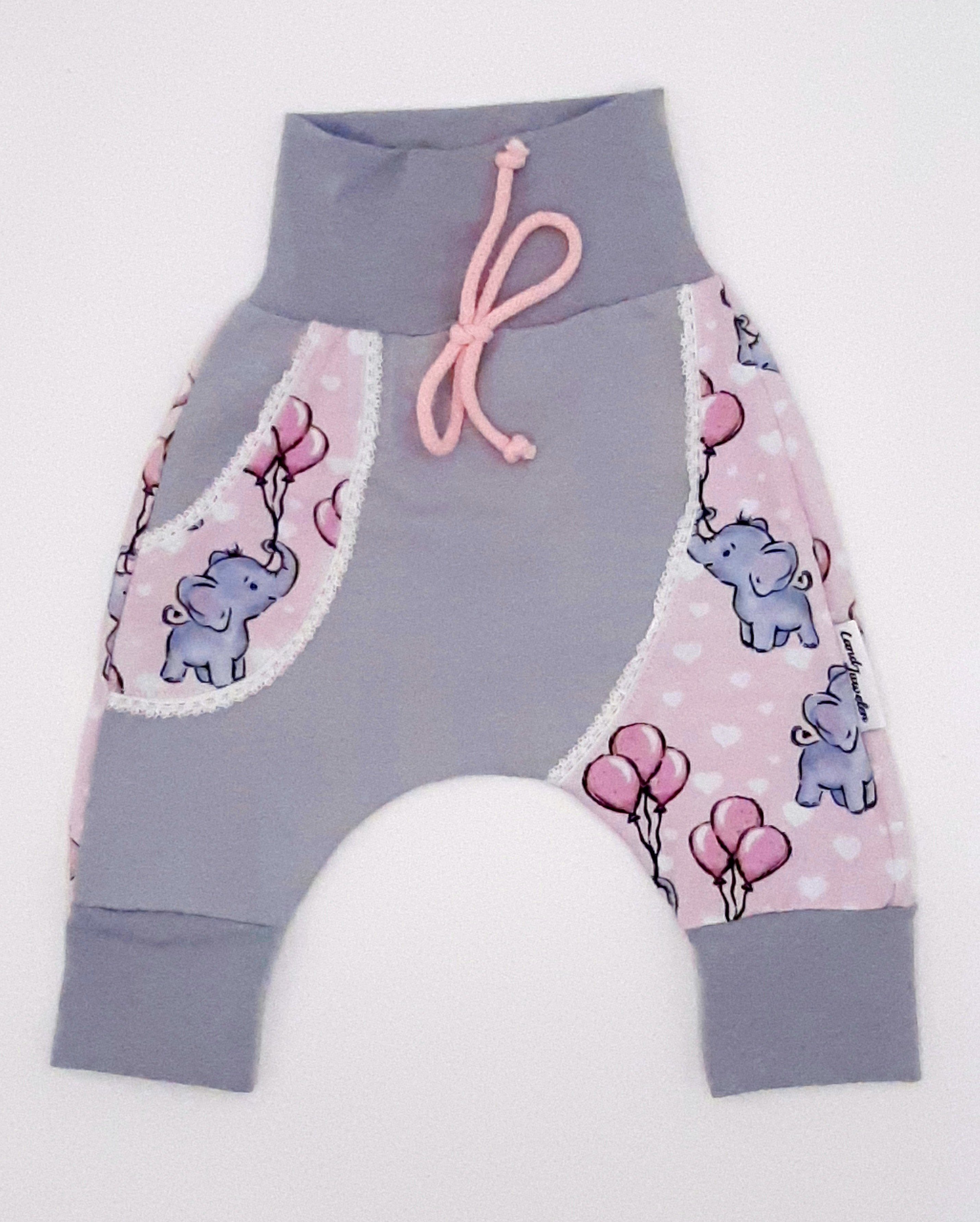 Land-Juwelen Pumphose ELEFANT ROSA GRAU Pumphose günstig online kaufen