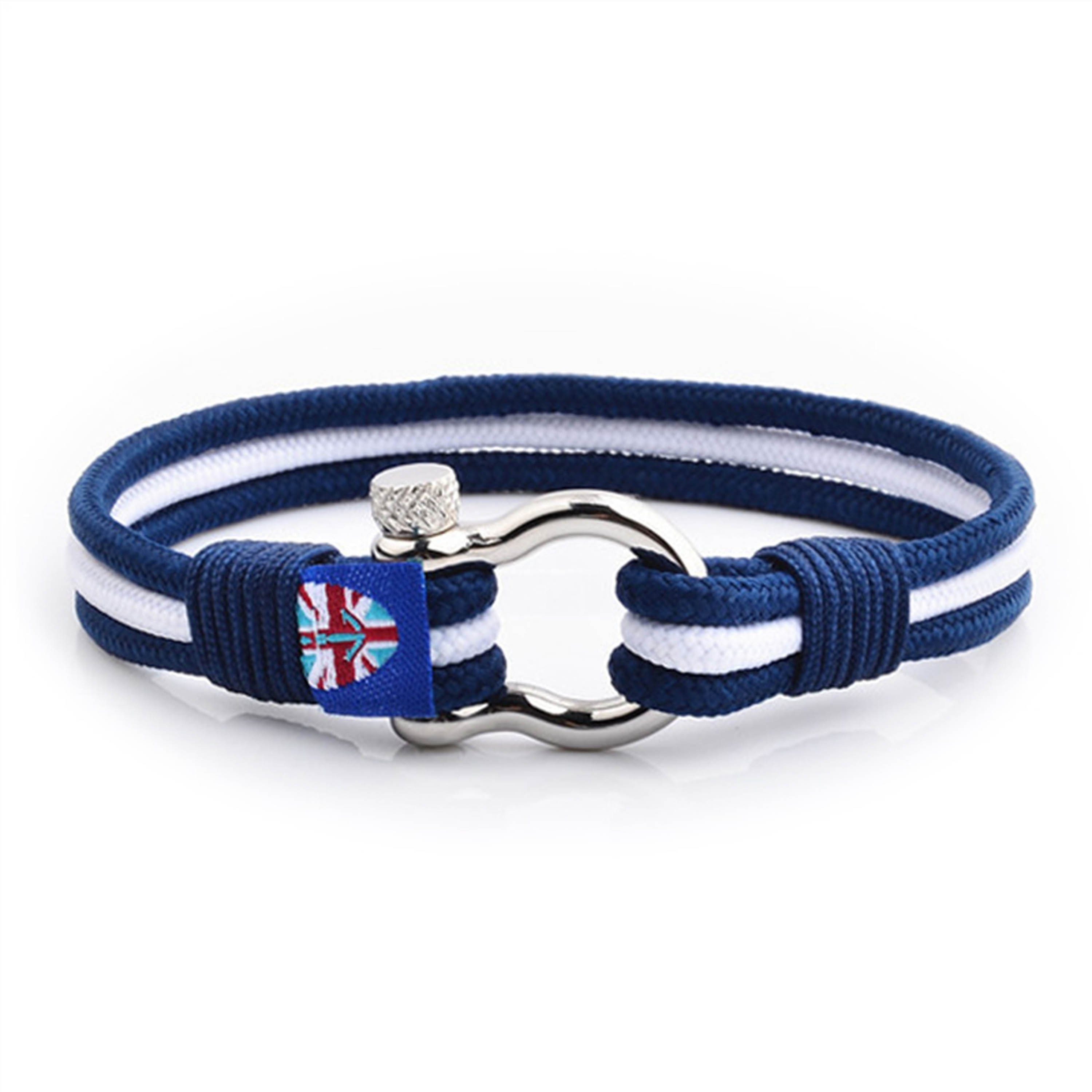 UNIQAL.de Armband Maritime Armband aus Segeltau "SUNSET" nautics, Schäckel günstig online kaufen