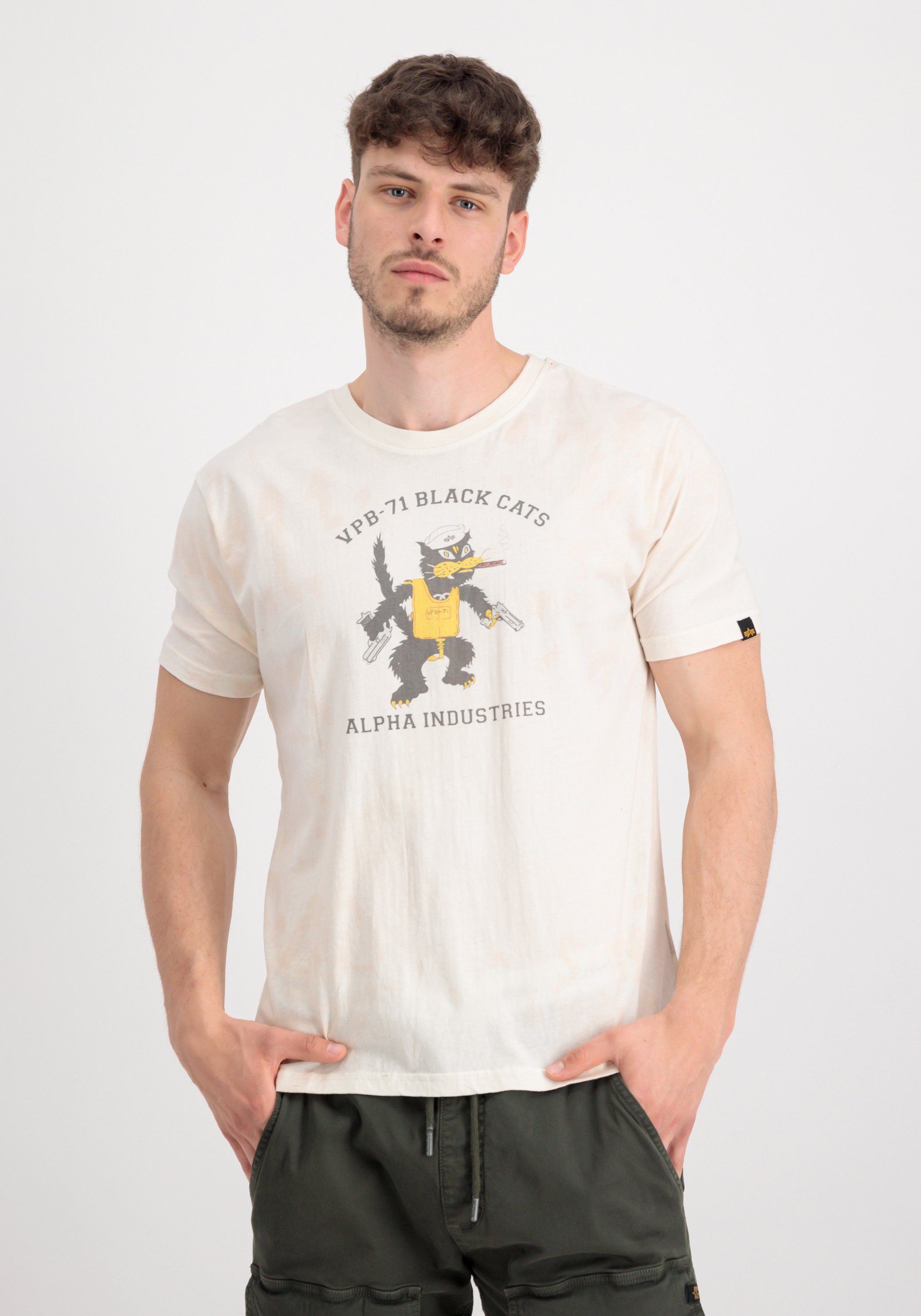 Alpha Industries T-Shirt Black Cats T-Shirt günstig online kaufen