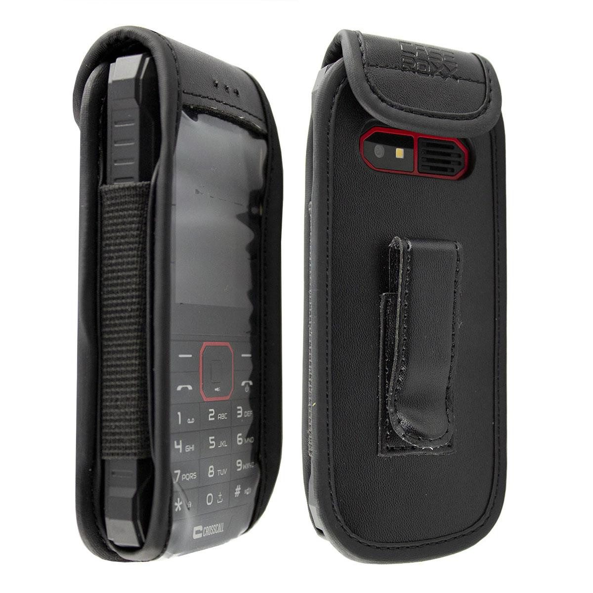Handytasche caseroxx Handytasche mit Gürtelclip für Crosscall Spider X4, schwarz