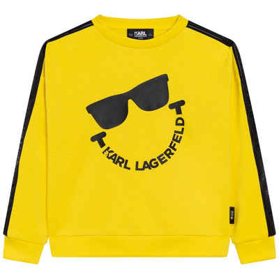KARL LAGERFELD Sweatshirt »Karl Lagerfeld cooles Sweatshirt Smiley gelb«