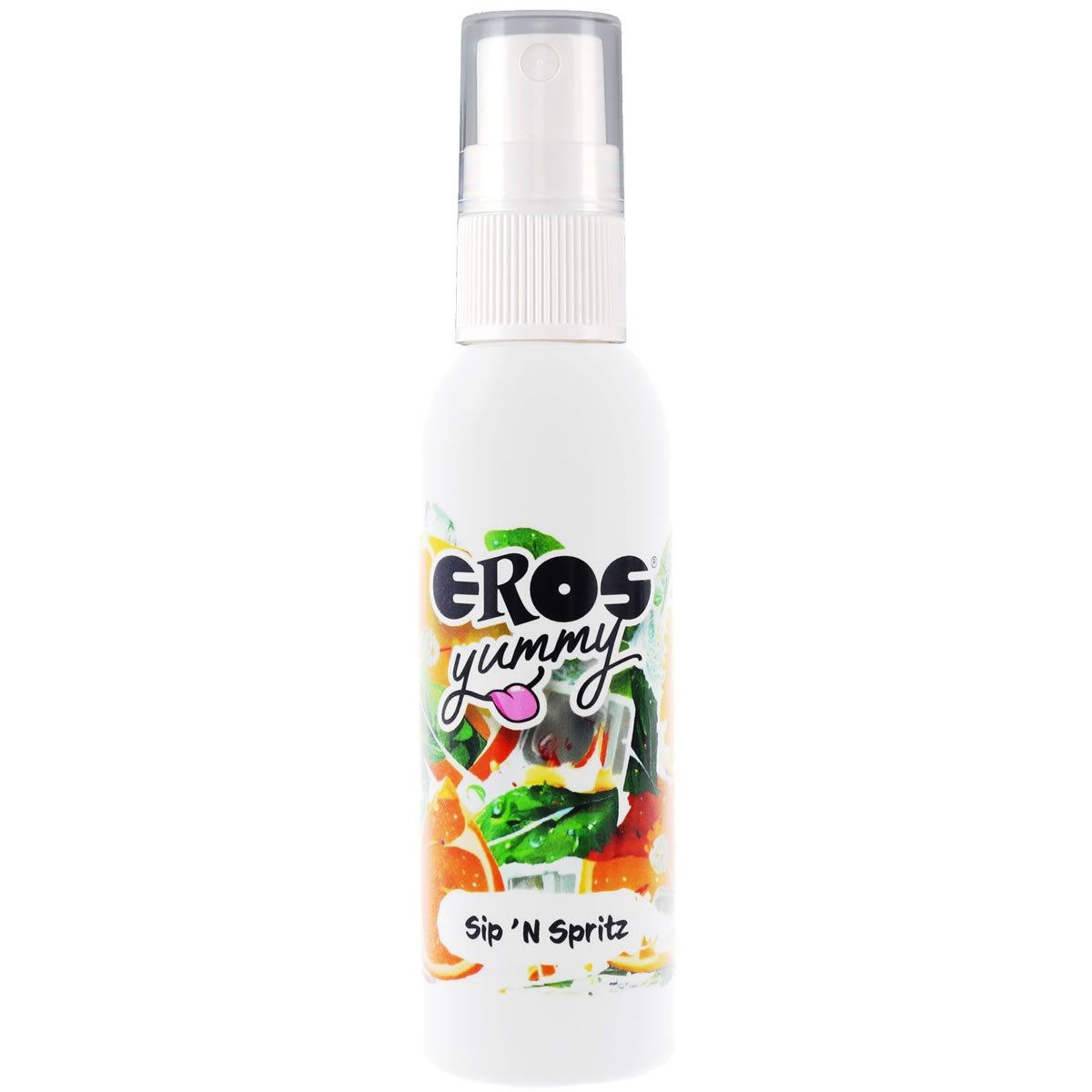Eros Stimulationsgel Yummy - Sip 'N Spritz (Orange), Flasche mit 50ml, 1-tlg., erotisches Geschmacksspray für ein aufregendes Vorspiel