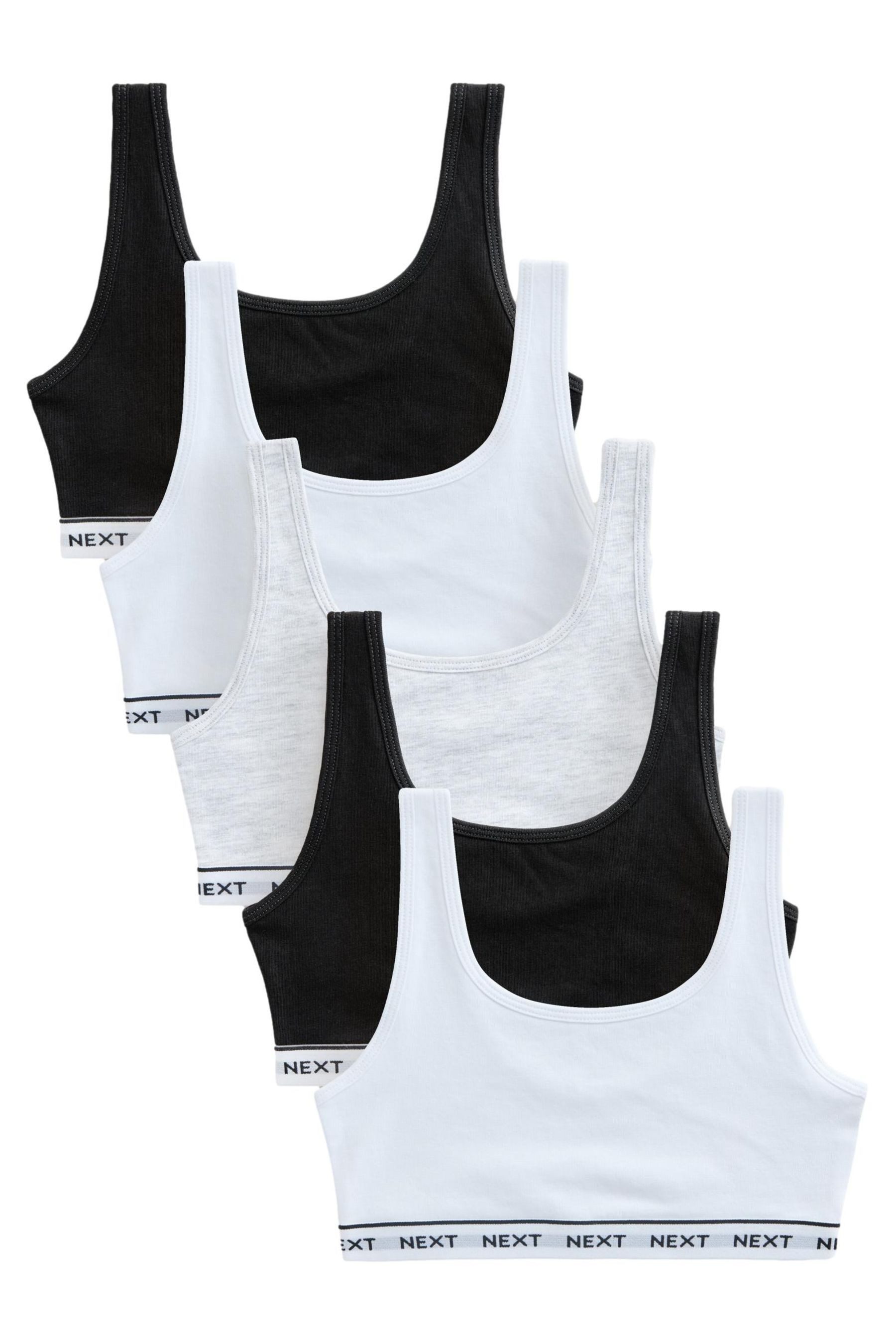 Next Crop-Top Kurz-Top mit U-Boot-Ausschnitt (5-tlg)