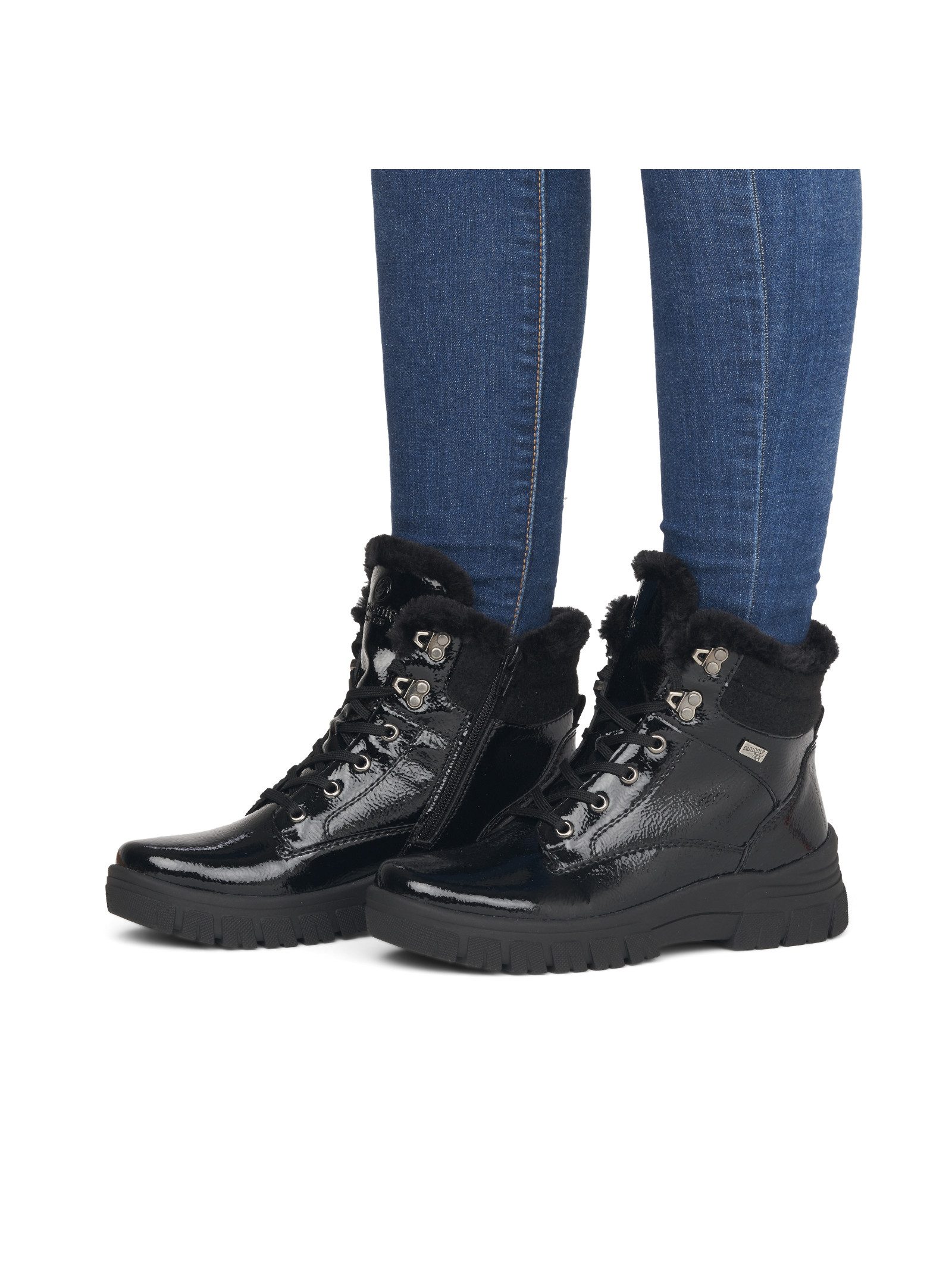 Remonte Remonte Stiefelette Leder Schnürstiefelette