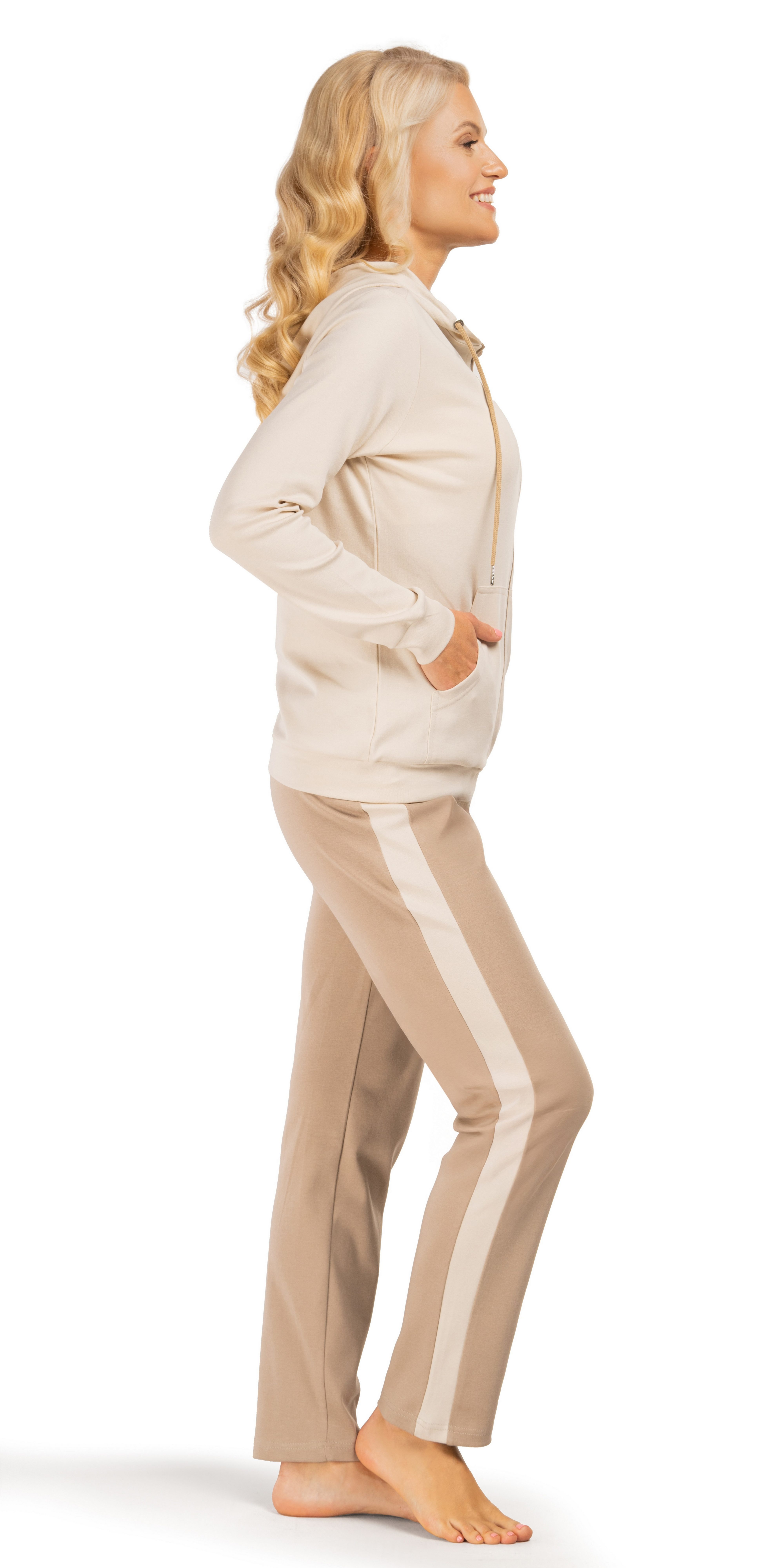 Consult-Tex Hausanzug Damen Hausanzug DW400 (Spar Set) mit Reißverschluß