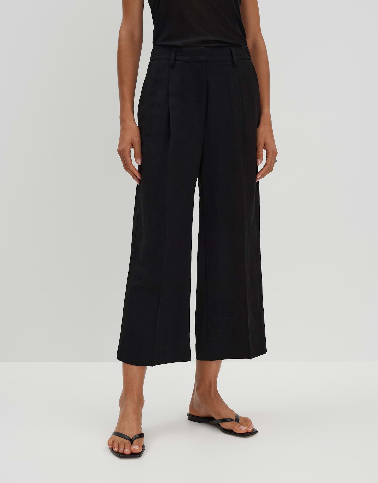 someday Culotte CELINO CROPPED Wide aus Viskose Leinen Mix günstig online kaufen