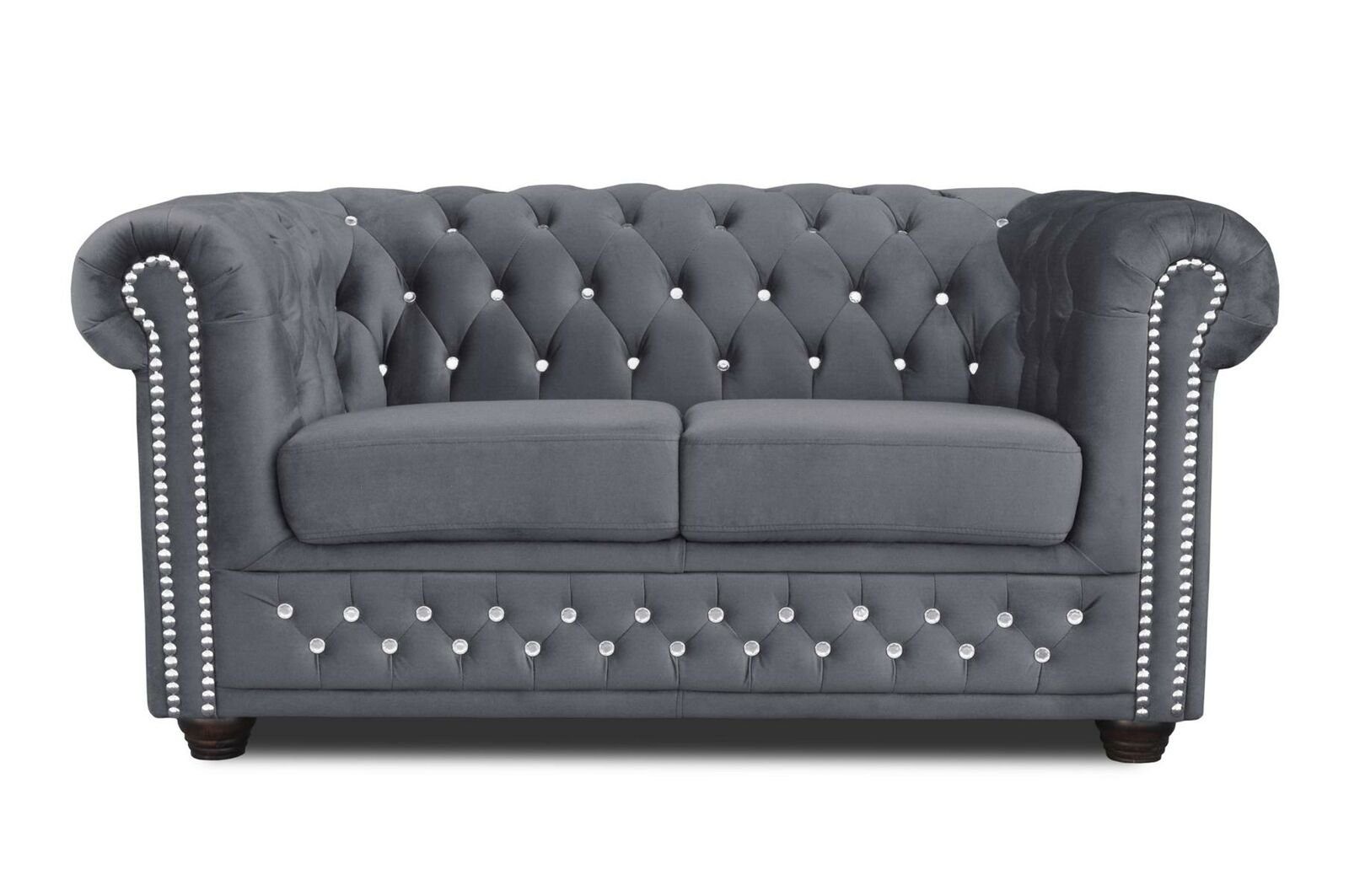 Sofa Design JVmoebel Made Sofagarnitur Garnitur, Chesterfield Europe in 2+1 Sofa Sitzer