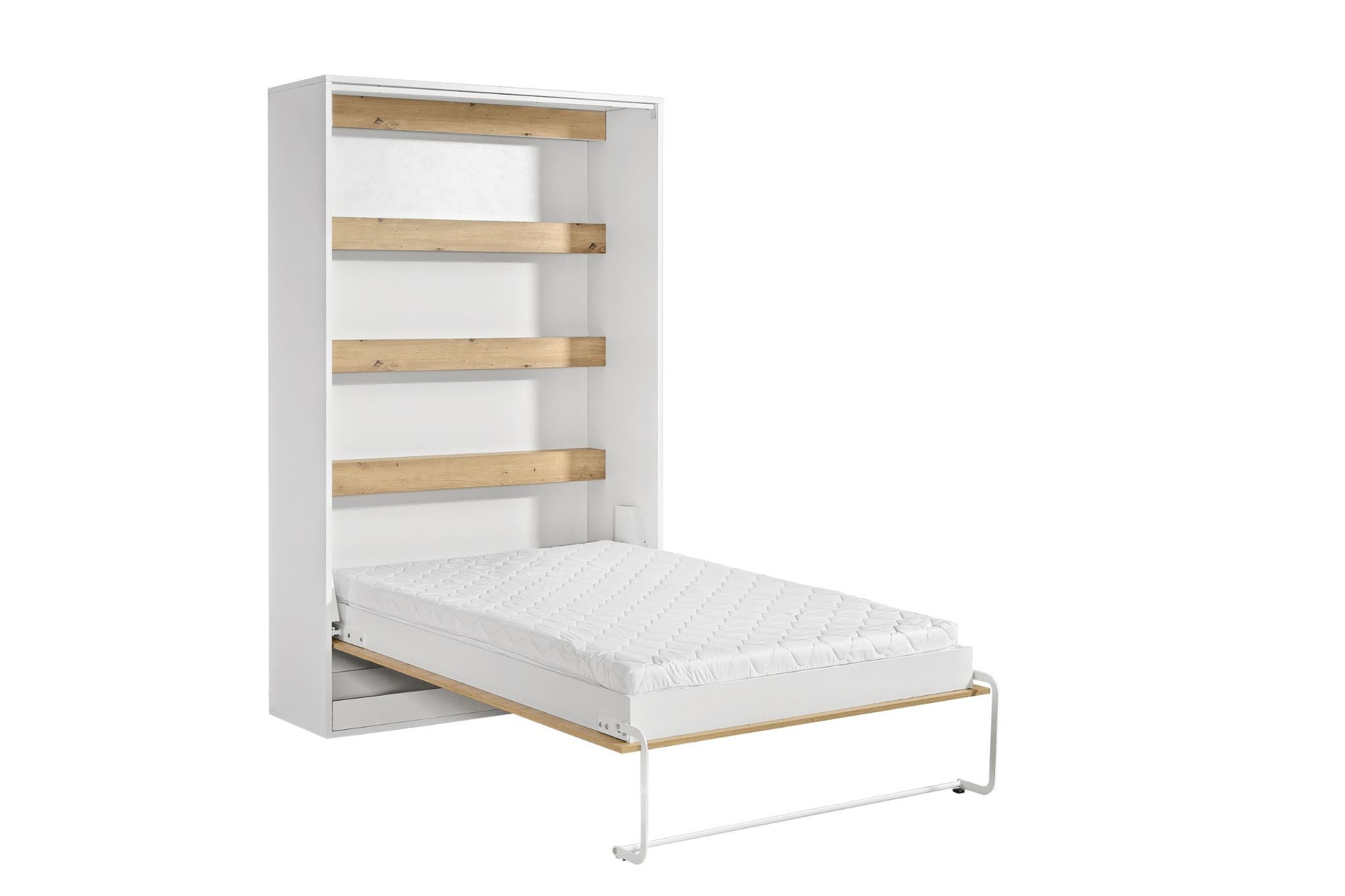 Kaiser Möbel Schrankbett Schrankbett Perfekt vertikales Bett mit Stil und Funktion Klappbett mit LED, vertikalem Mechanismus und platzsparendem Design