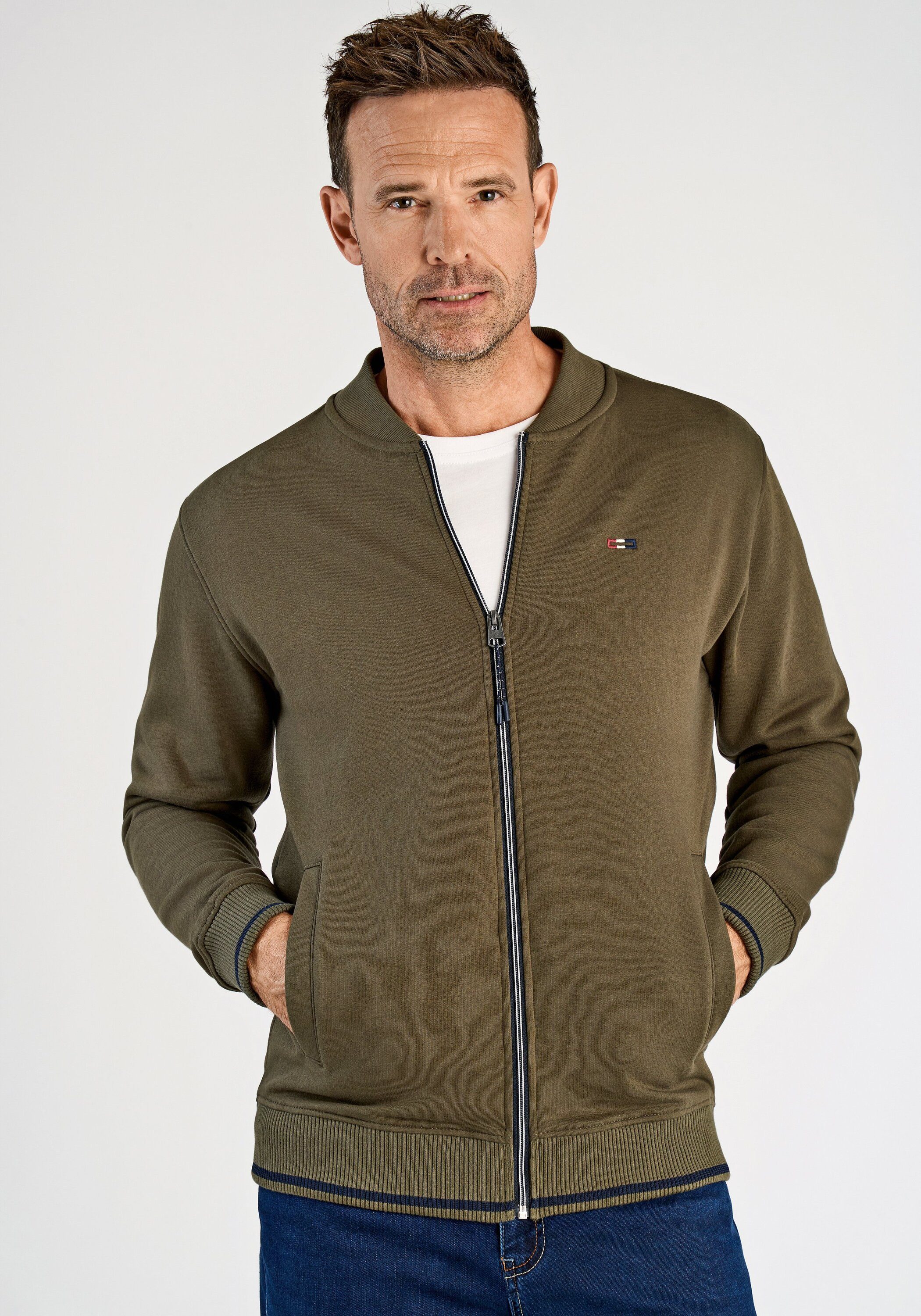 BISON Strickjacke Cardigan Comfort Fit günstig online kaufen