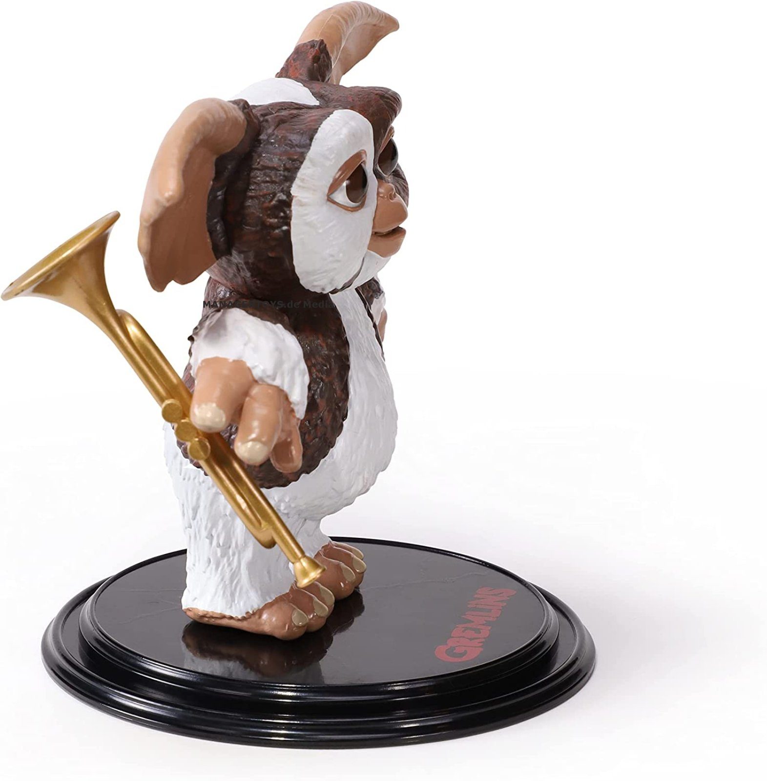 Noble Collection Actionfigur Gremlins smiling Gizmo Mogwai 9 cm + Trompete + Base BENDYFIGS