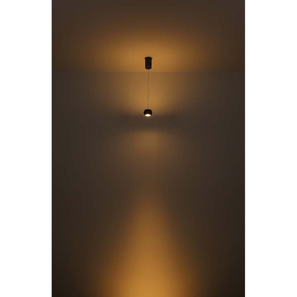 Pendelleuchte, LED Deckenleuchte Grau Pendelleuchte LED Hängelampe Esszimmerlampe Globo