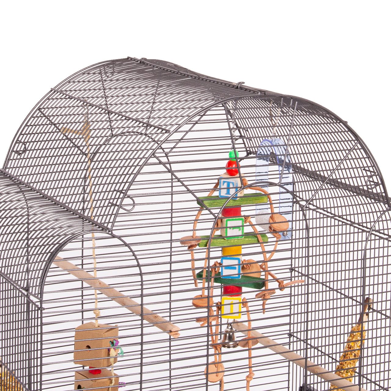 Montana Cages Vogelkäfig Sittichkäfig, Vogelkäfig Memphis II, Vogelkäfig Antik, ca. 66 x 45 x 144 cm