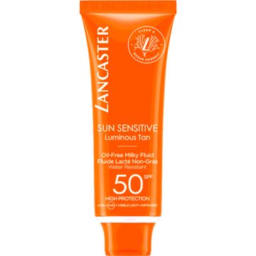 LANCASTER Sonnenschutzfluid Sun Sensitive Luminous Tan Oil-Free Milky Fluid SPF 50