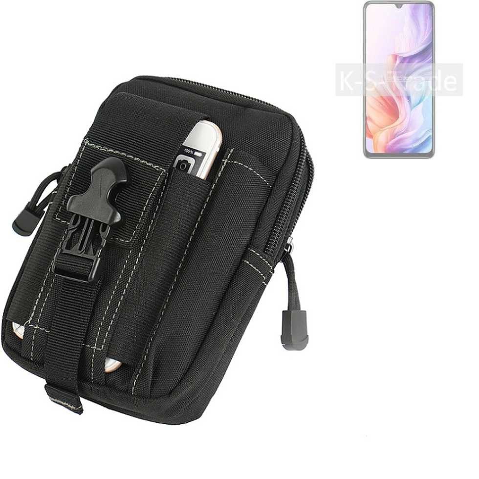 K-S-Trade Handyhülle für ZTE Blade V70 Max, Gürtel Tasche Gürteltasche Holster Schutz Hülle Handy Hülle