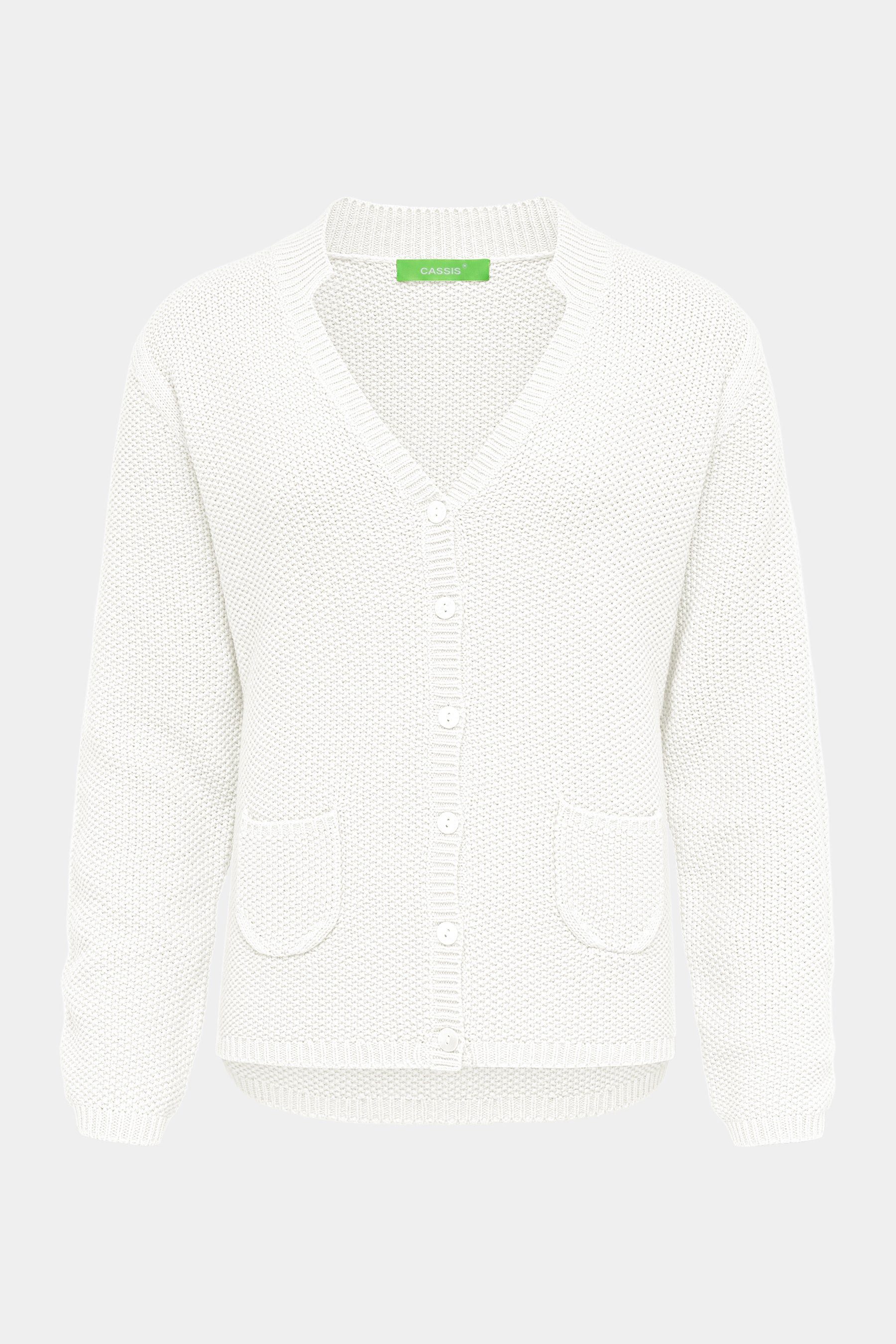 Cassis Strickjacke Cassis V-Ausschnitt Damenstrickjacke in günstig online kaufen