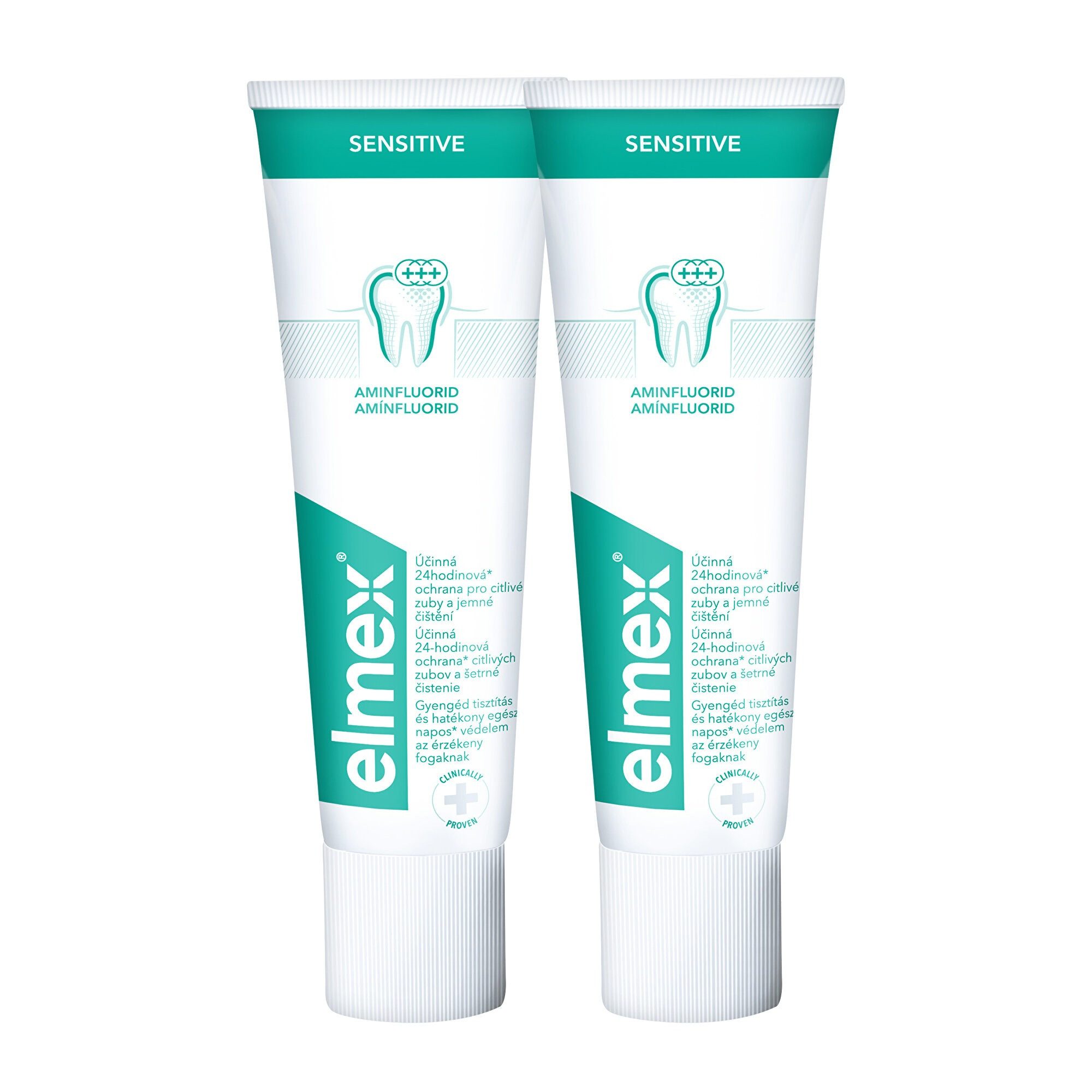 elmex Zahnpasta Elmex Toothpaste for Sensitive Teeth Sensitive Duopack 2 x 75 ml