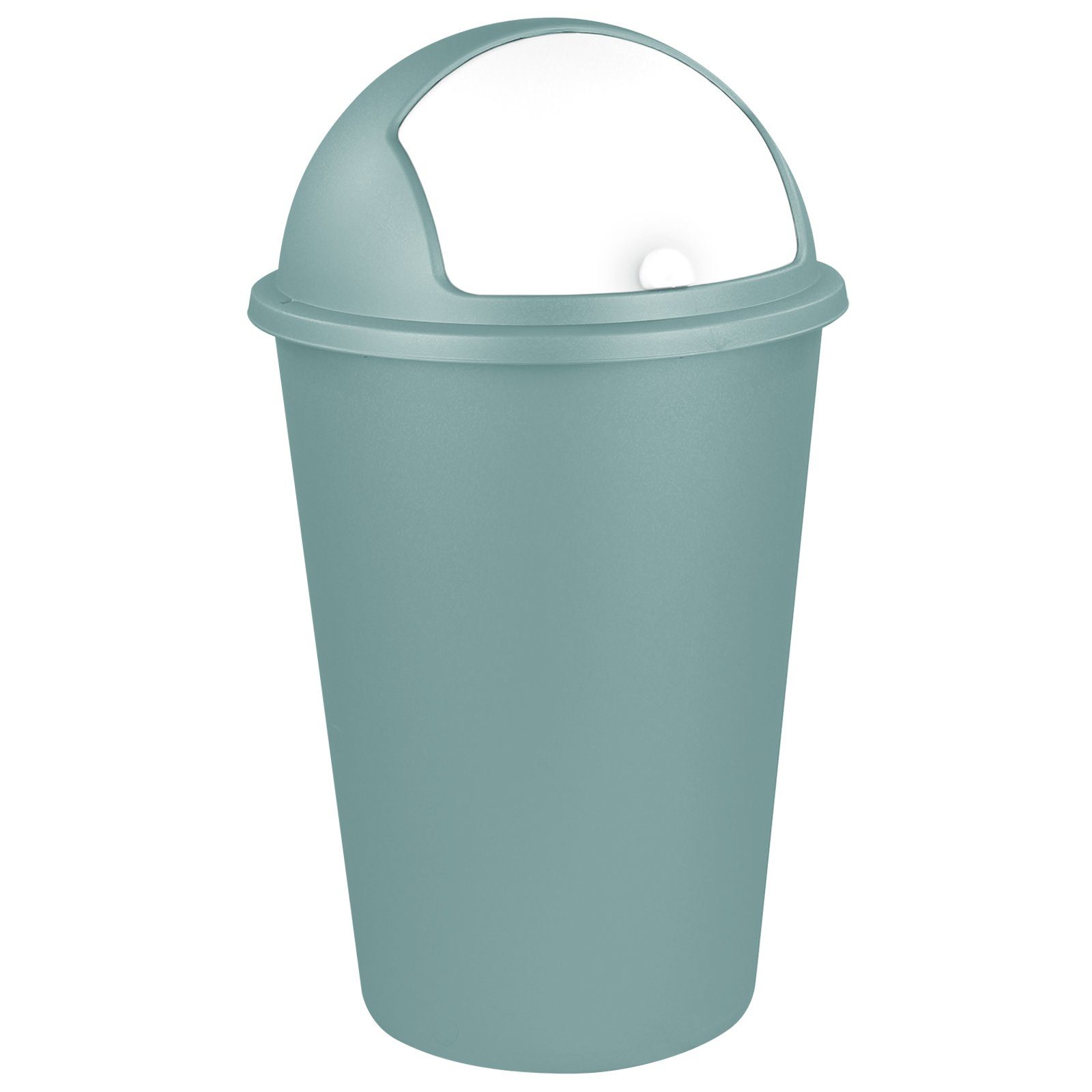 Koopman Mülleimer Abfalleimer 50L mit Farbauswahl, Müllsammler Mülltonne Müllbehälter Papierkorb Büro Küche Bad Mintgrün