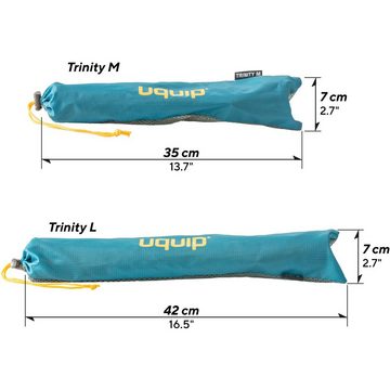 UQUIP Campinghocker Leichtgewichtshocker Trinity L Mini, Dreibein Hocker Campinghocker 150 kg