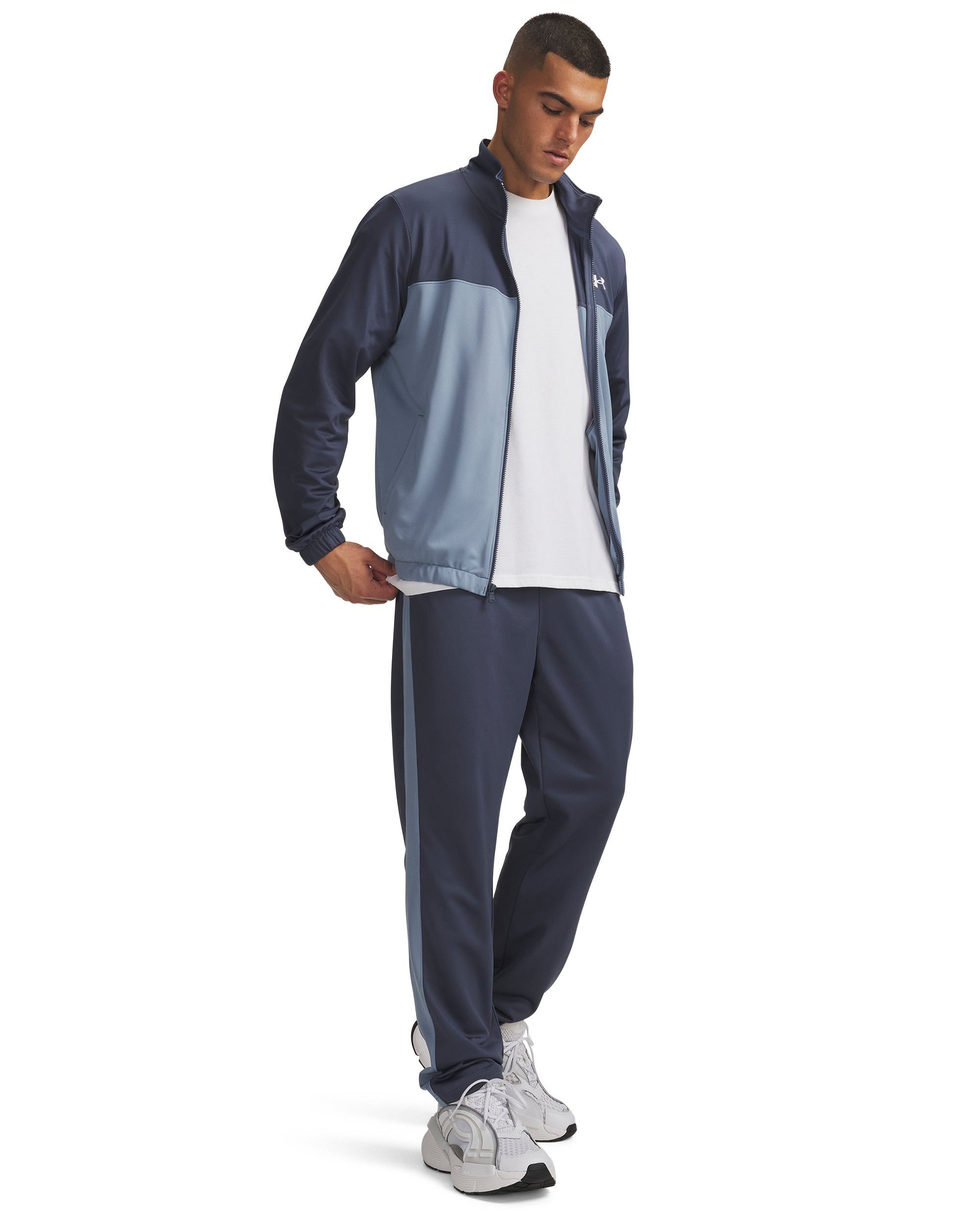 Under Armour® Trainingsanzug UA EMEA TRACKSUIT NOVELTY, Trainingsanzug als zweiteiliges Outfit, aus Polyester