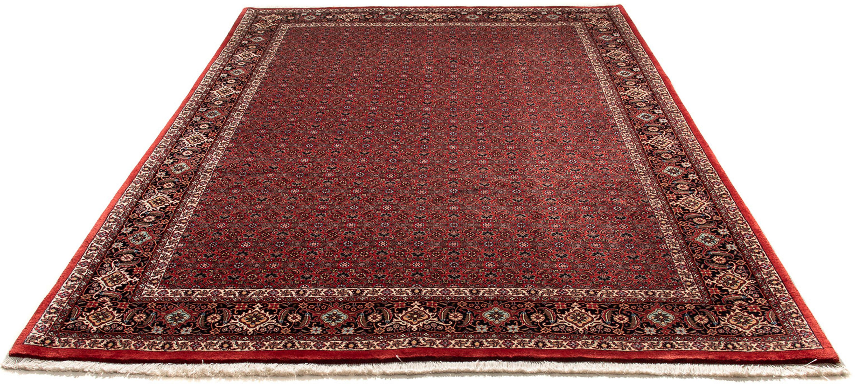 Orientteppich Perser - Bidjar - 295 x 203 cm - dunkelrot, morgenland, rechteckig, Höhe: 15 mm, Wohnzimmer, Handgeknüpft, Einzelstück mit Zertifikat