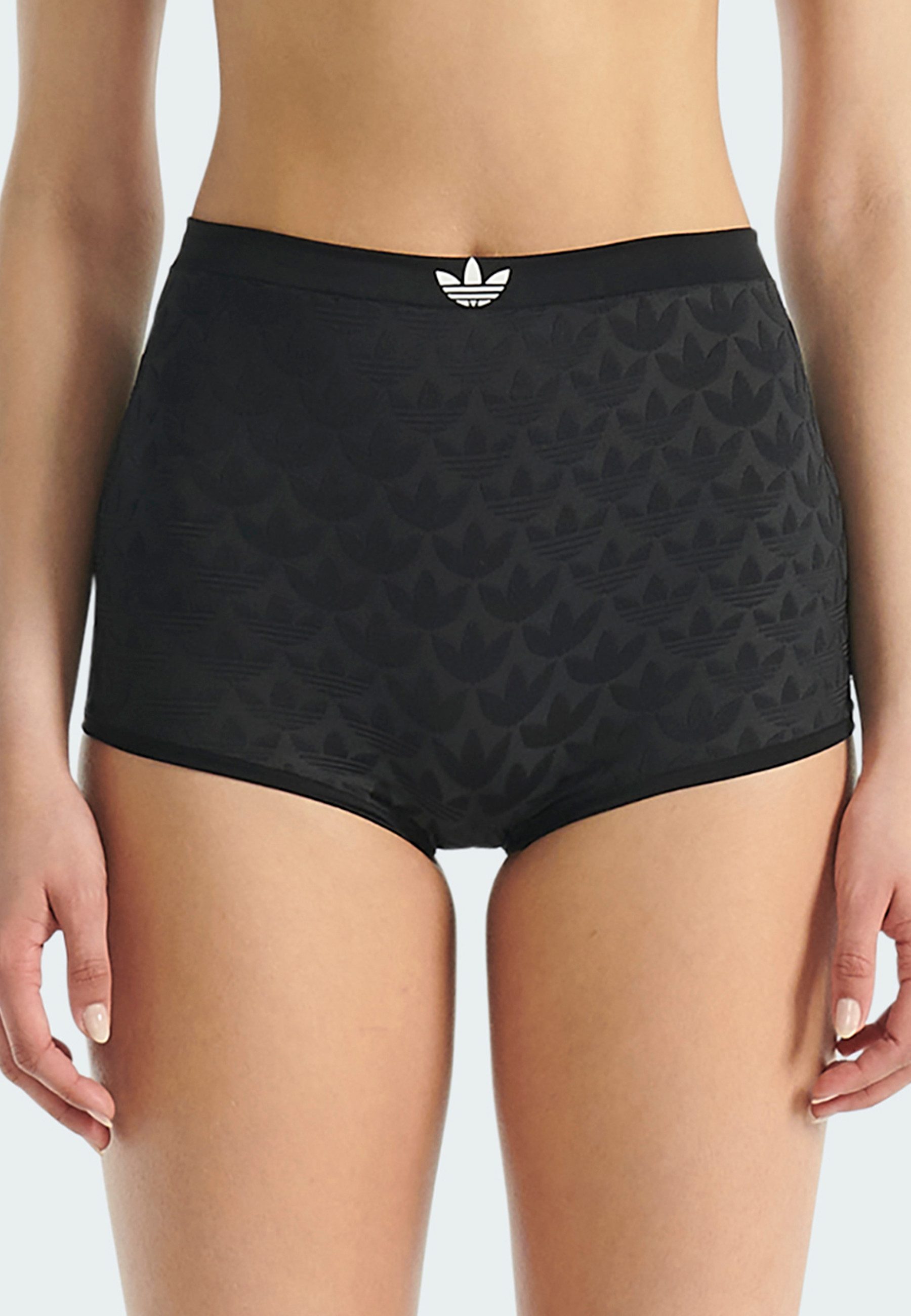 adidas Originals Panty Microterrot Monogram elastischer Bund, Allover-Logo, weich