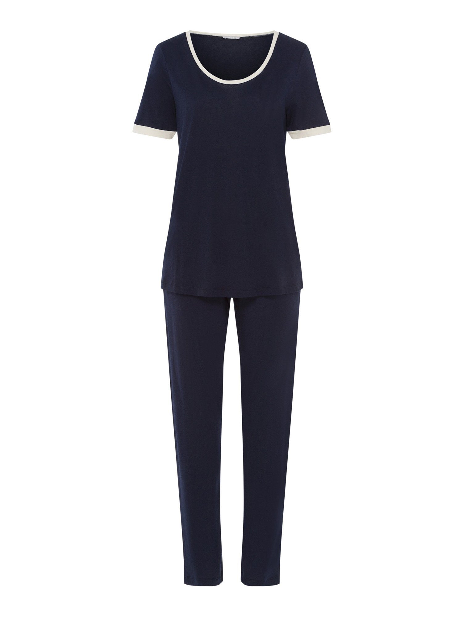 Hanro Pyjama Laura (2 tlg) schlafanzug schlafmode bequem