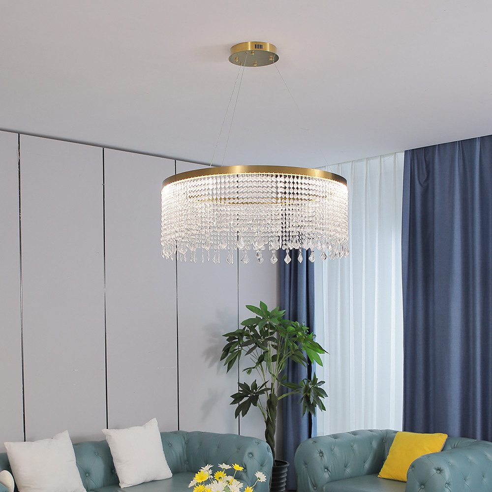 Eurotondisplay LED Pendelleuchte LED Pendelleuchte Hängelampe Fernbedienung günstig online kaufen