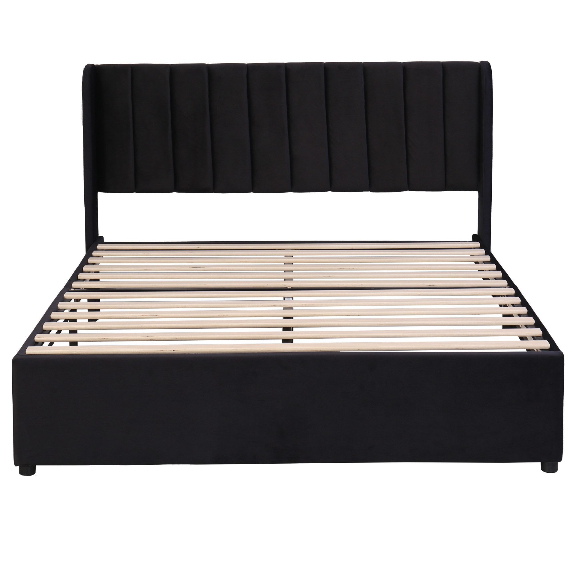 KLAM HOME Polsterbett Samt Einzelbett Doppelbett günstig online kaufen