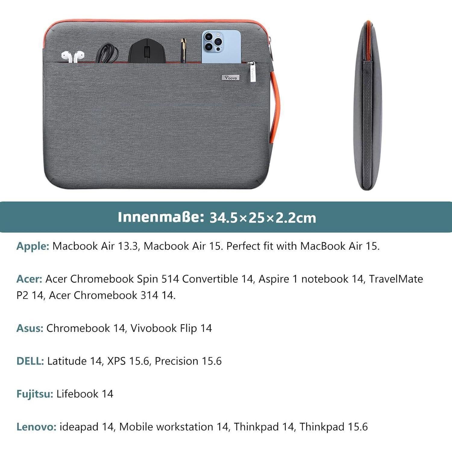 LuxusKollektion Laptoptasche Laptophülle 15 Zoll MacBook günstig online kaufen