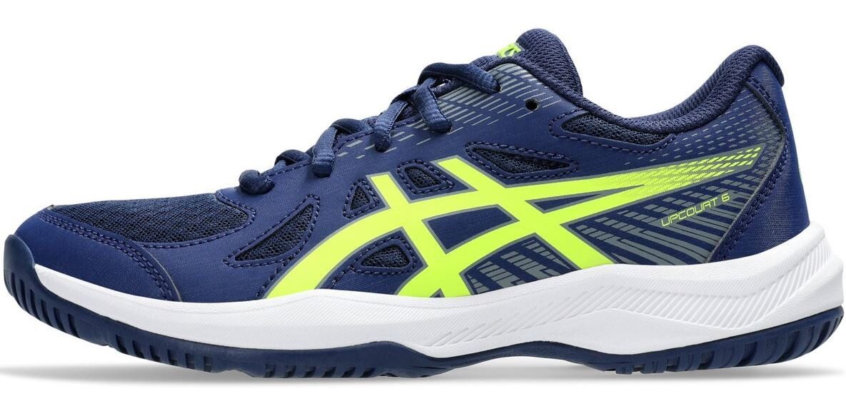 Asics ASICS Kinder Netballschuhe UPCOURT 6 GS BLUE EXPANSE/SAFETY YELLOW Hallenschuh