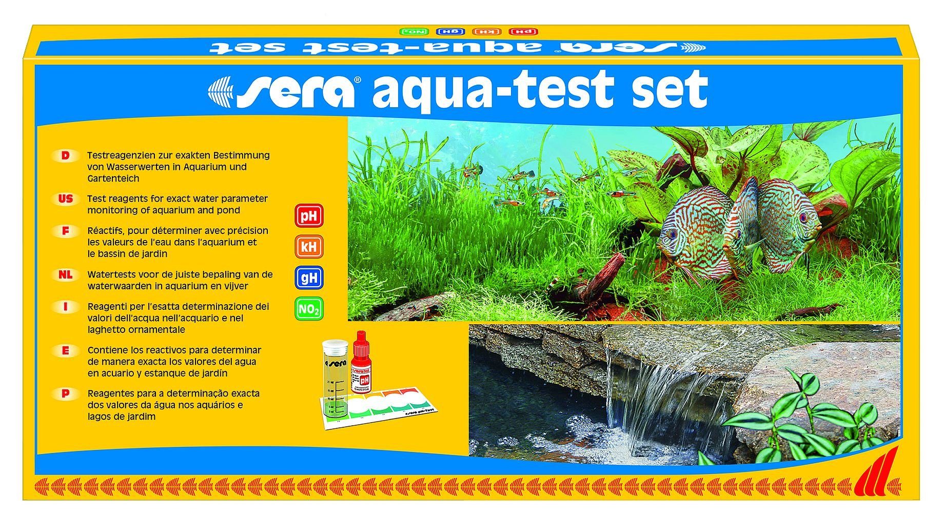 Aquarium sera aqua-test set