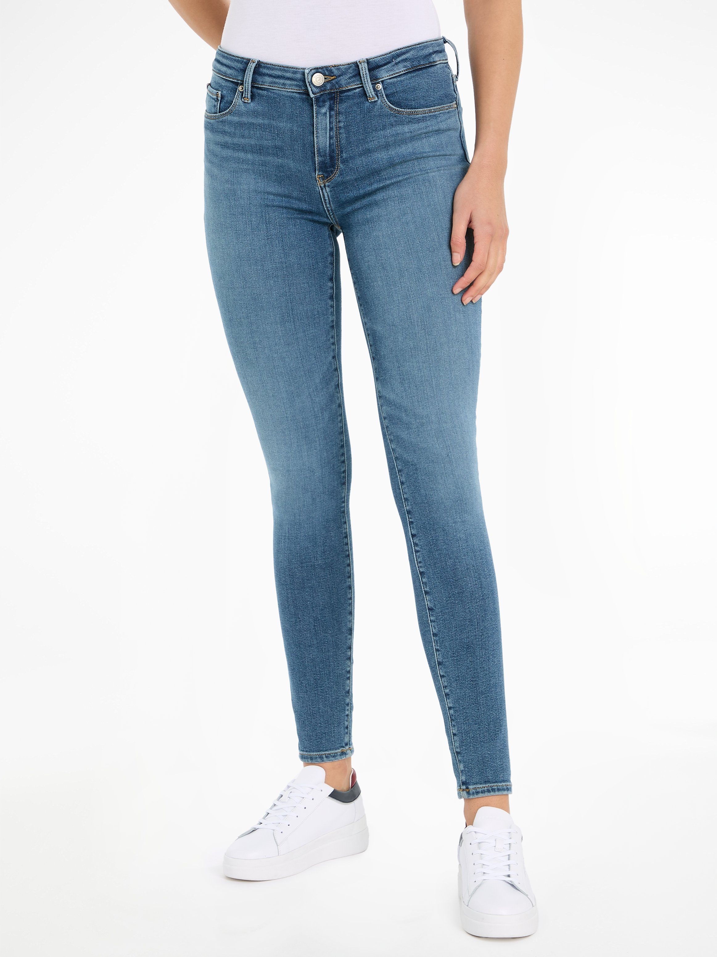 Tommy Hilfiger Skinny-fit-Jeans TH FLEX COMO SKINNY RW GYA im zeitgemäßen  Design