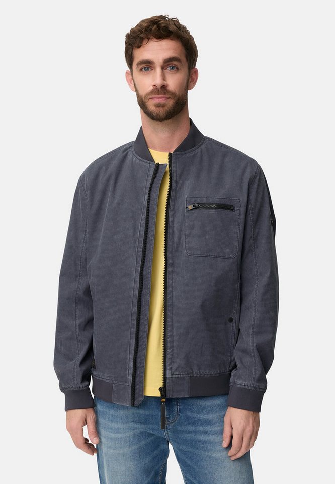 camel active Blouson aus Ribstop Langarm Markenlogo