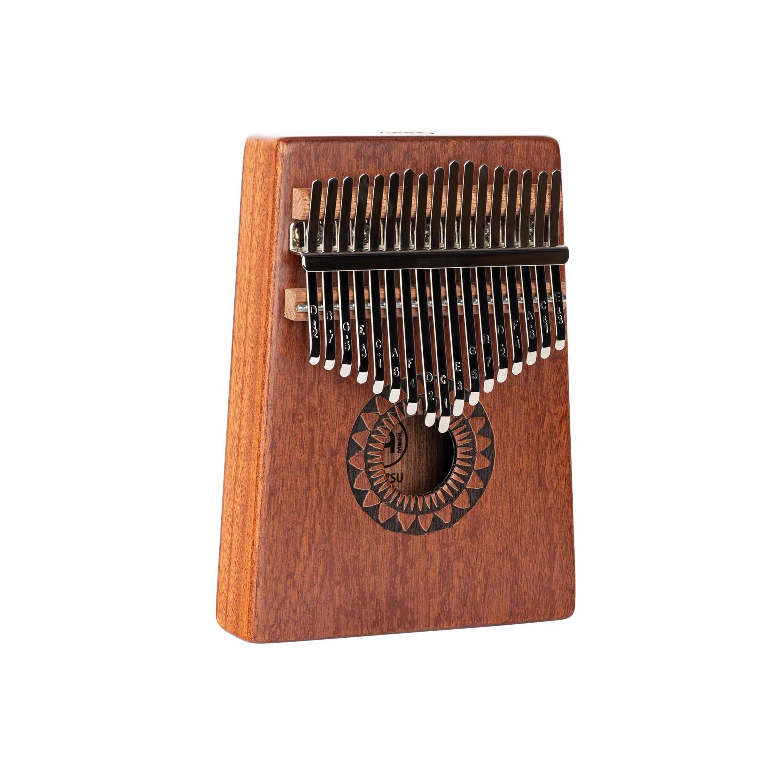 Meinl Percussion Kalimba, Percussion, Kalimbas, KA17SU Designer Sound Hole Kalimba Sun - Kalimba