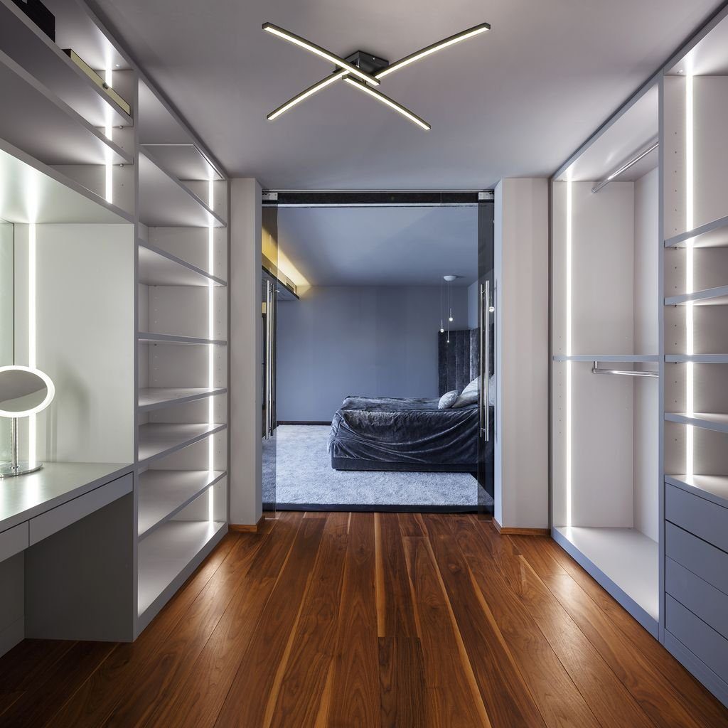 B.K.Licht Deckenleuchte LED Deckenlampe 20W 3.000K 2.200lm Schwarz - BKL1416, LED fest integriert, Warmweiß, 4-flammig Schwenkbar Wohnzimmer Schlafzimmer – Bild 5 von 5