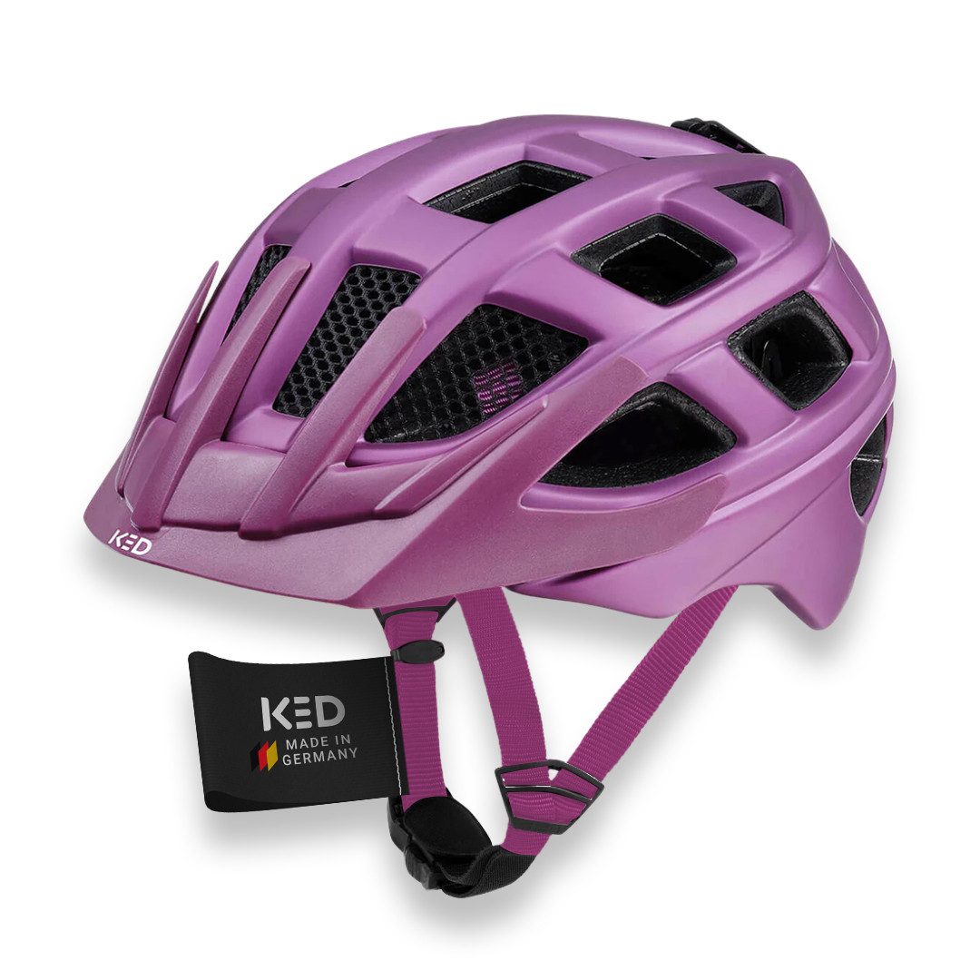 KED Fahrradhelm Kailu Jugend MTB Helm, Mit K-FIT Anpassungssystem Und Sicherer Gurtführung
