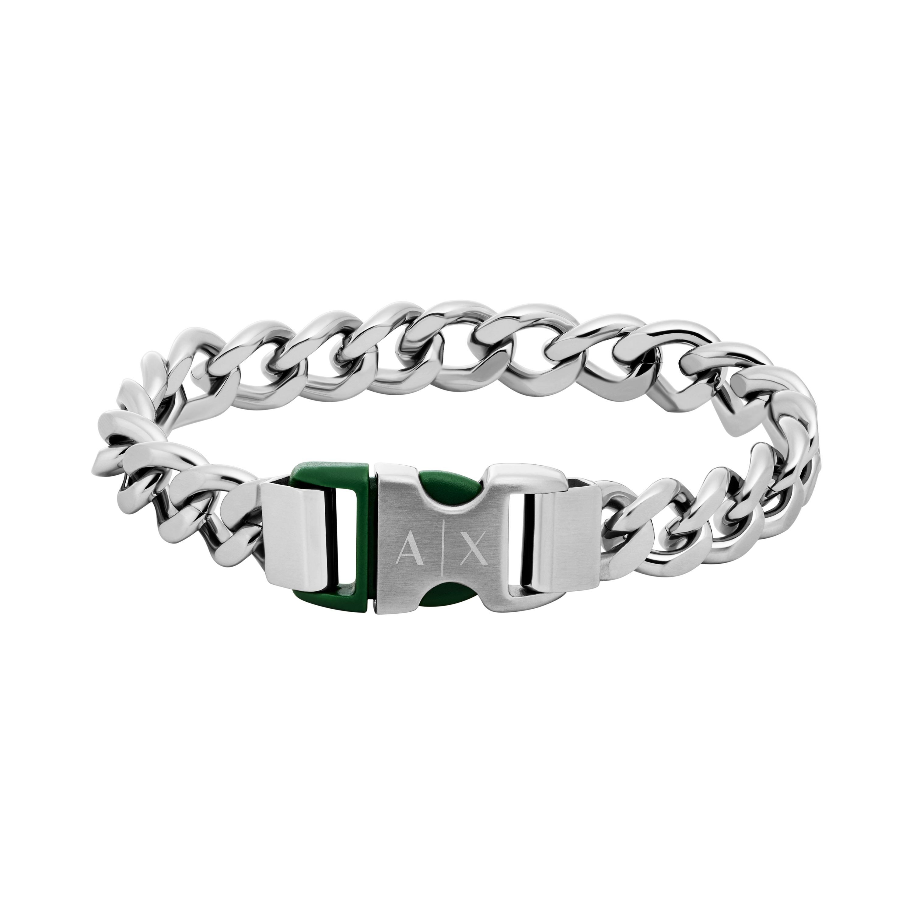 ARMANI EXCHANGE Armband Schmuck Edelstahl Nylon, günstig online kaufen