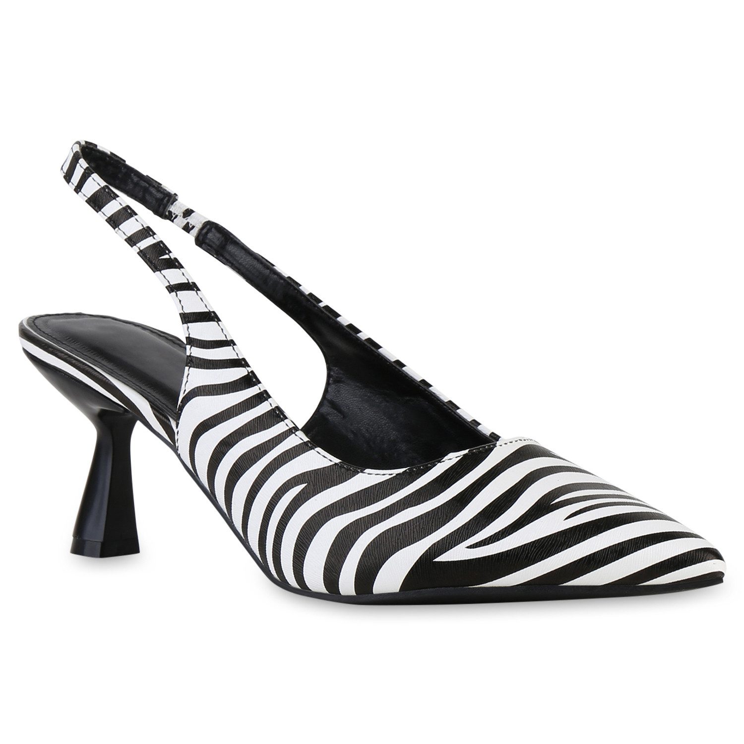 VAN HILL 841396 Slingpumps Damen Slingpumps Pumps Klassische Basic Spitze A günstig online kaufen