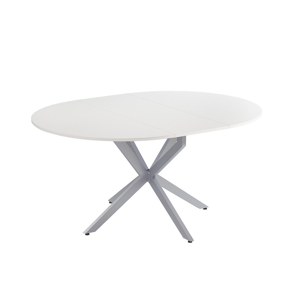 Vicco Esstisch Loyd, Weiß/Grau/Grau, 120 x günstig online kaufen